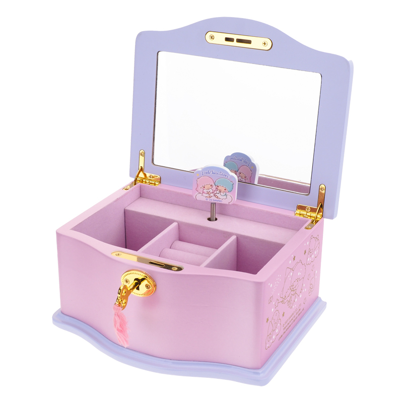 Little Twin Stars 木製音樂首飾盒 9-8244-1