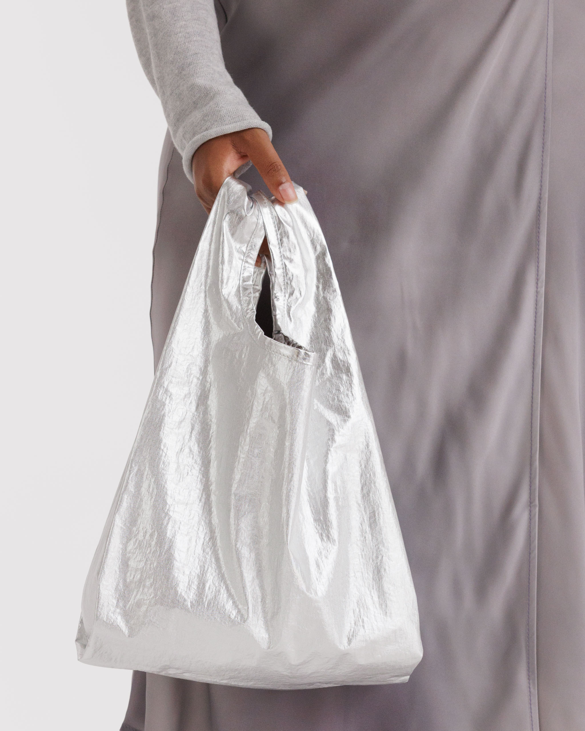 Baby Baggu - Chrome Metallic｜BAGGU