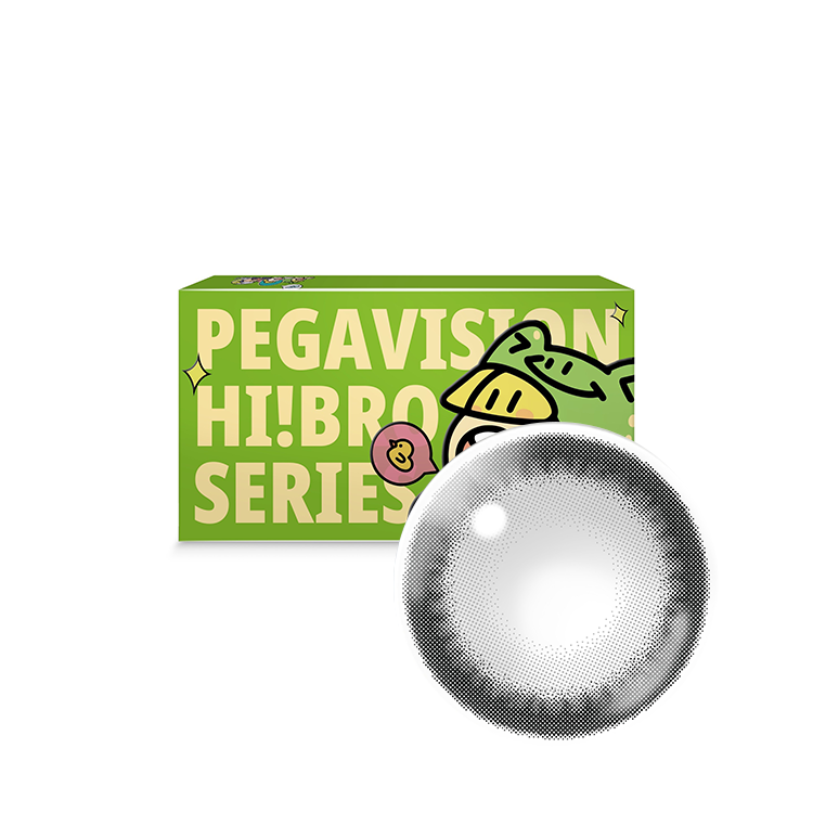 晶碩HiBro彩色月拋復古夜黑(2片)