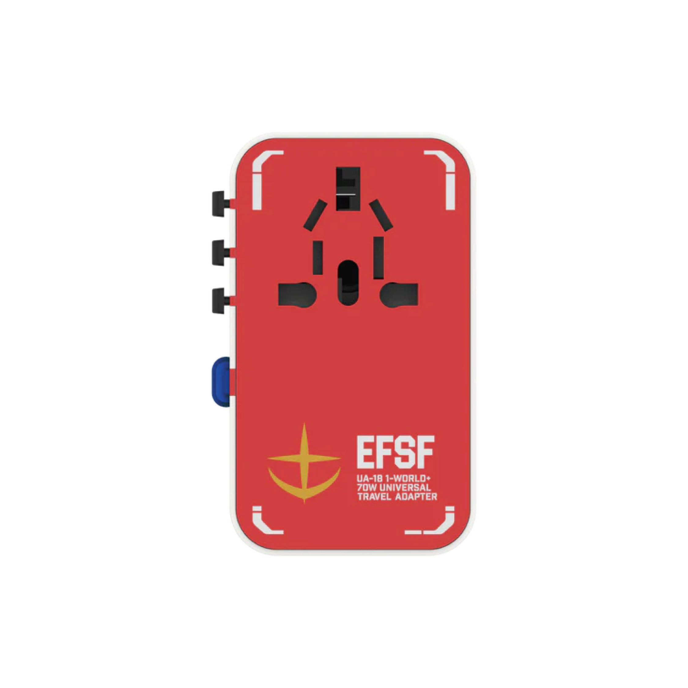 Momax x Gundam 1-World+ 70W GaN 伸縮充電線旅行插座 (高達 RX-78-2) UA18UKGDW