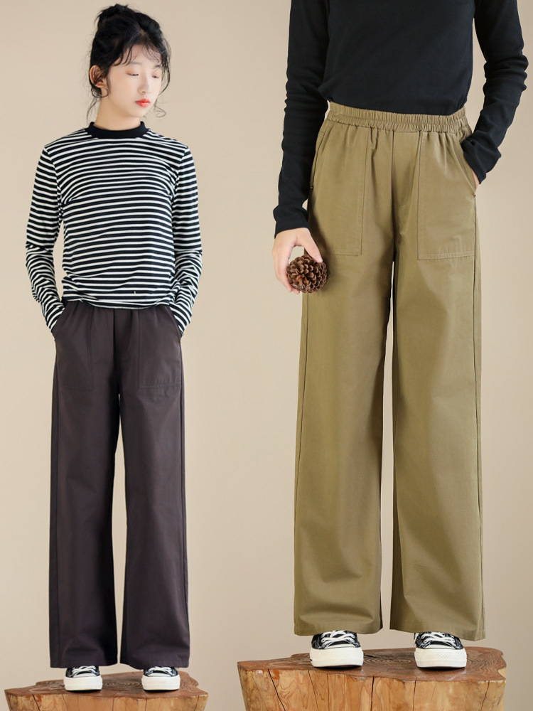 修身休閒直筒褲