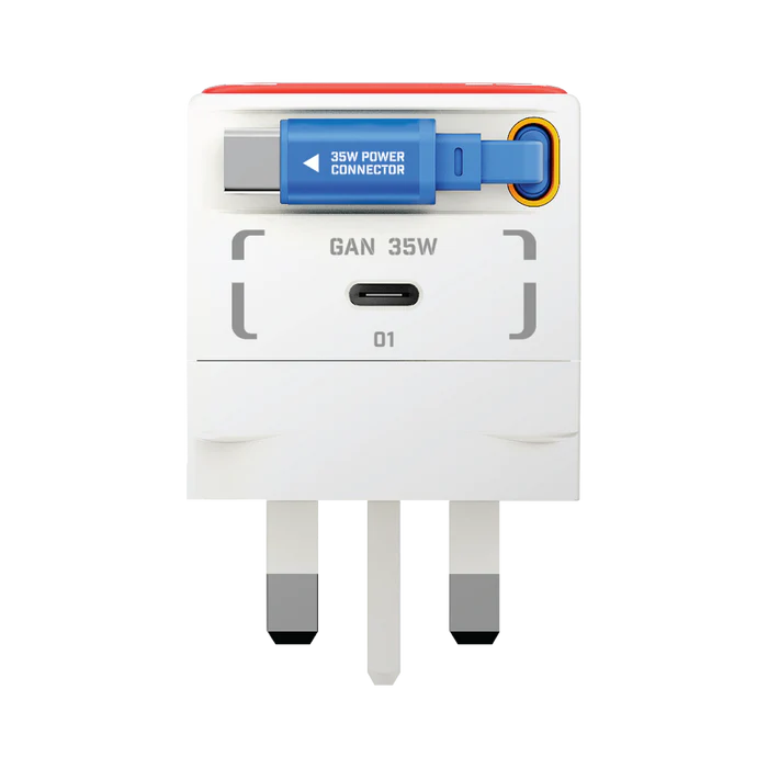 Momax x Gundam 1-Charge+ 35W GaN 伸縮USB-C 線充電器 (高達 RX-78-2) UM72UKGDW