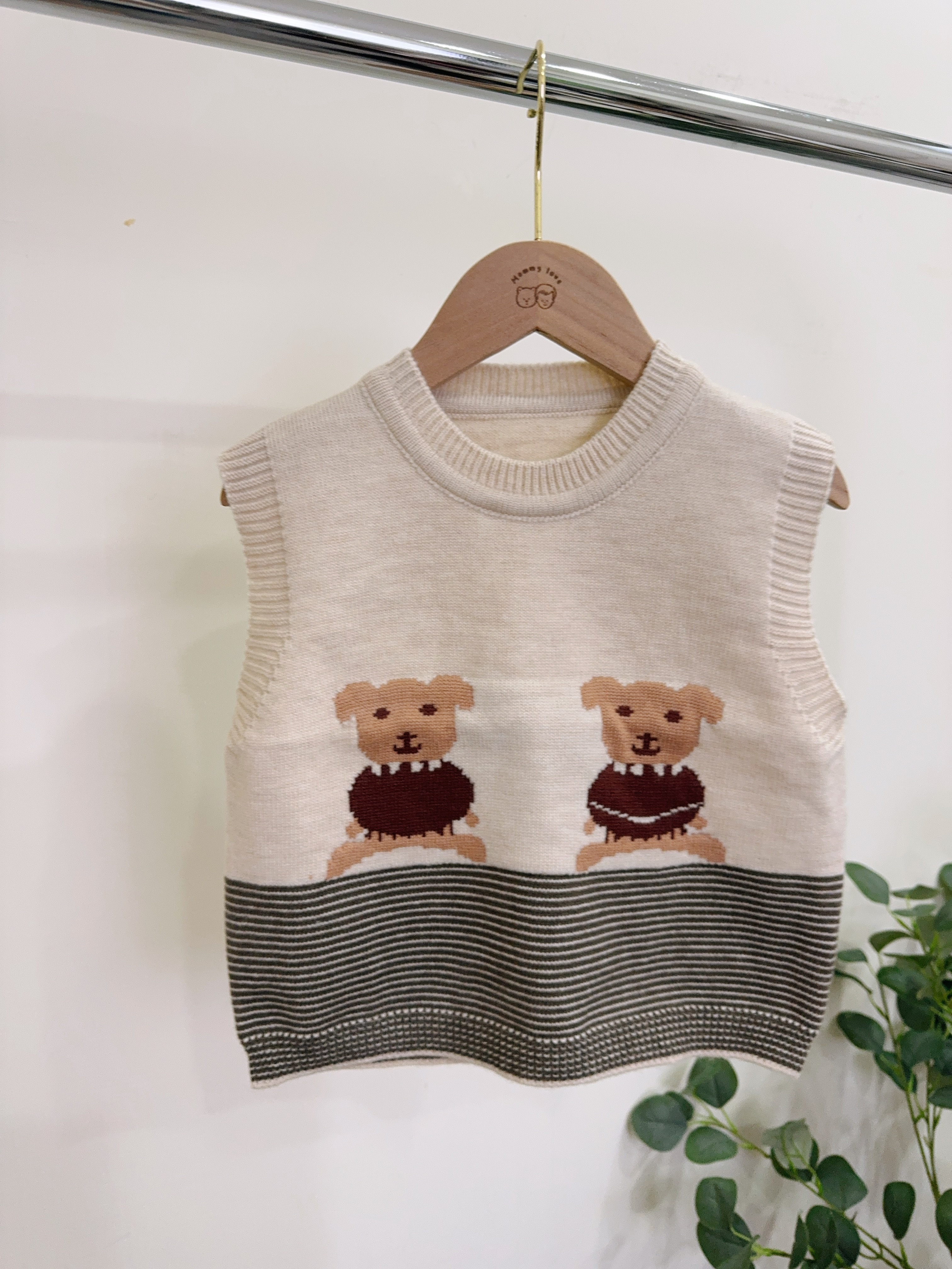 6705熊熊針織背心c84