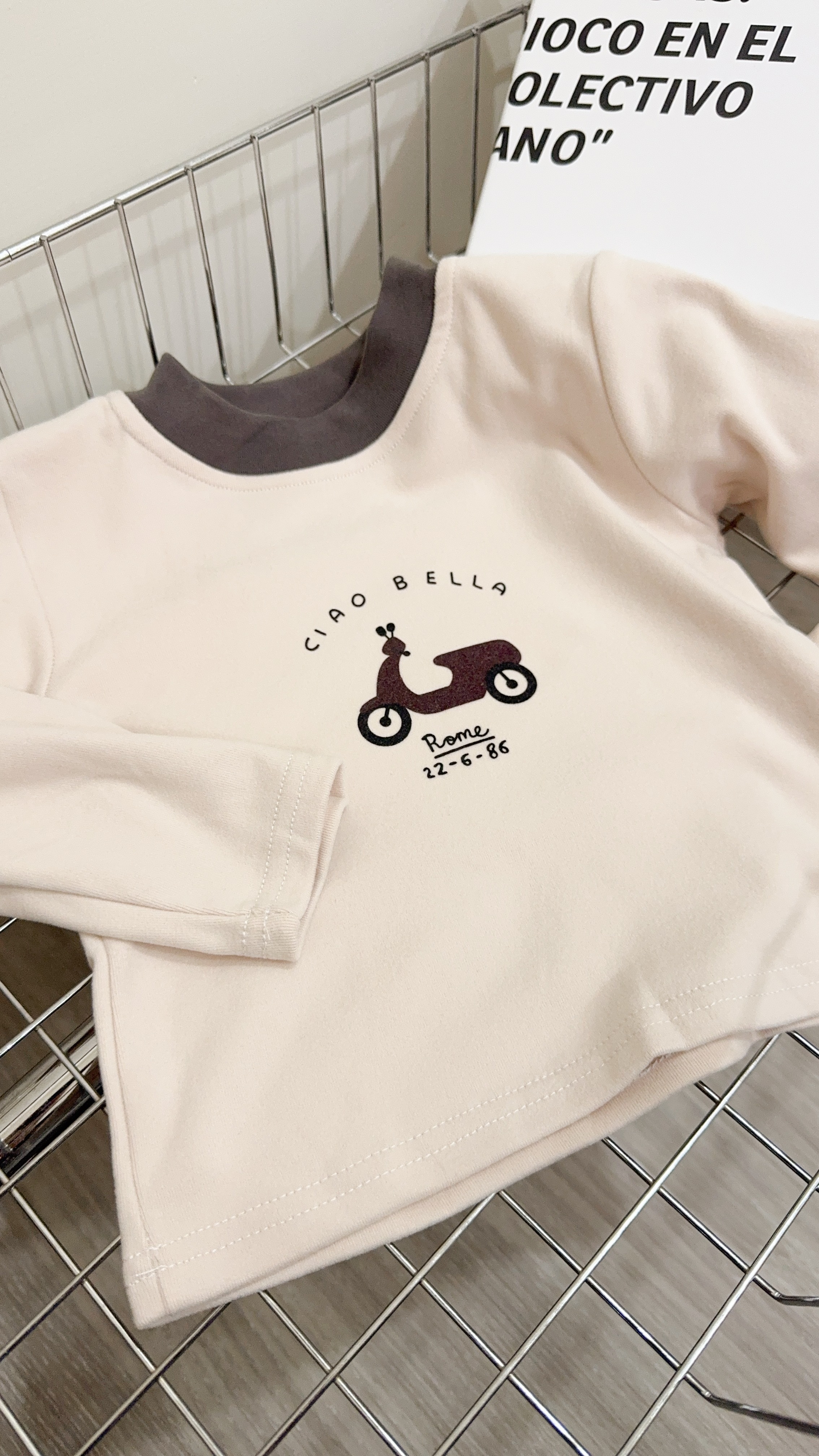 8026摩托車磨毛上衣c86