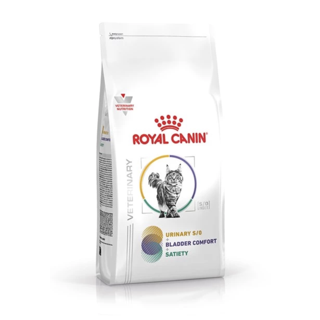 Royal Canin - Urinary S/O +Calm Bladder + Satiety Weight Management For Cat  Dry Food 2KG  ( 4099500)