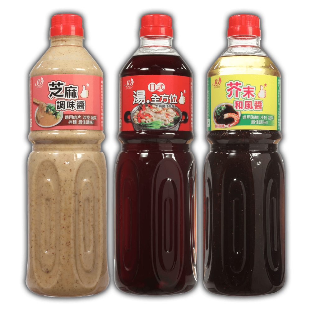 【信大】日式湯全方位醬料6入組