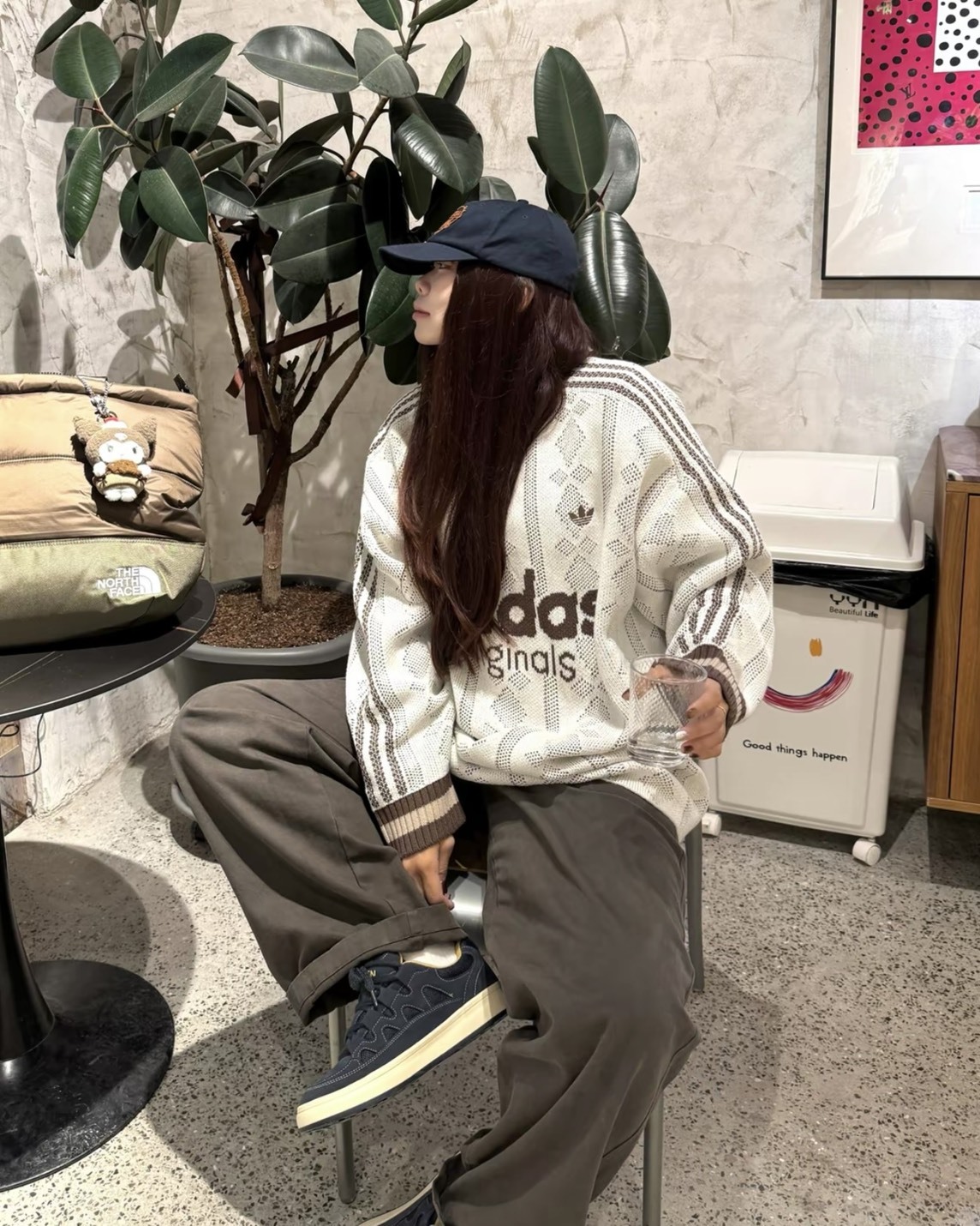 【預購】ADIDAS ORIGINALS U SWEATSHIRT 條紋針織衫 2色 KS5957