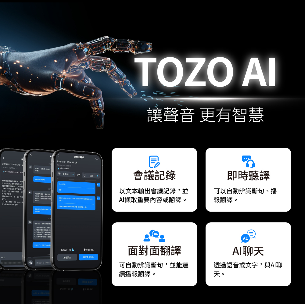 TOZO.tozo,OpenBuds,開放式耳機,耳掛式耳機,Amazon,AI,ChatGPT,ORIGX聲學,ENC降噪,氣傳導,耳機,藍牙耳機,藍芽耳機,無線藍牙耳機,運動耳機
