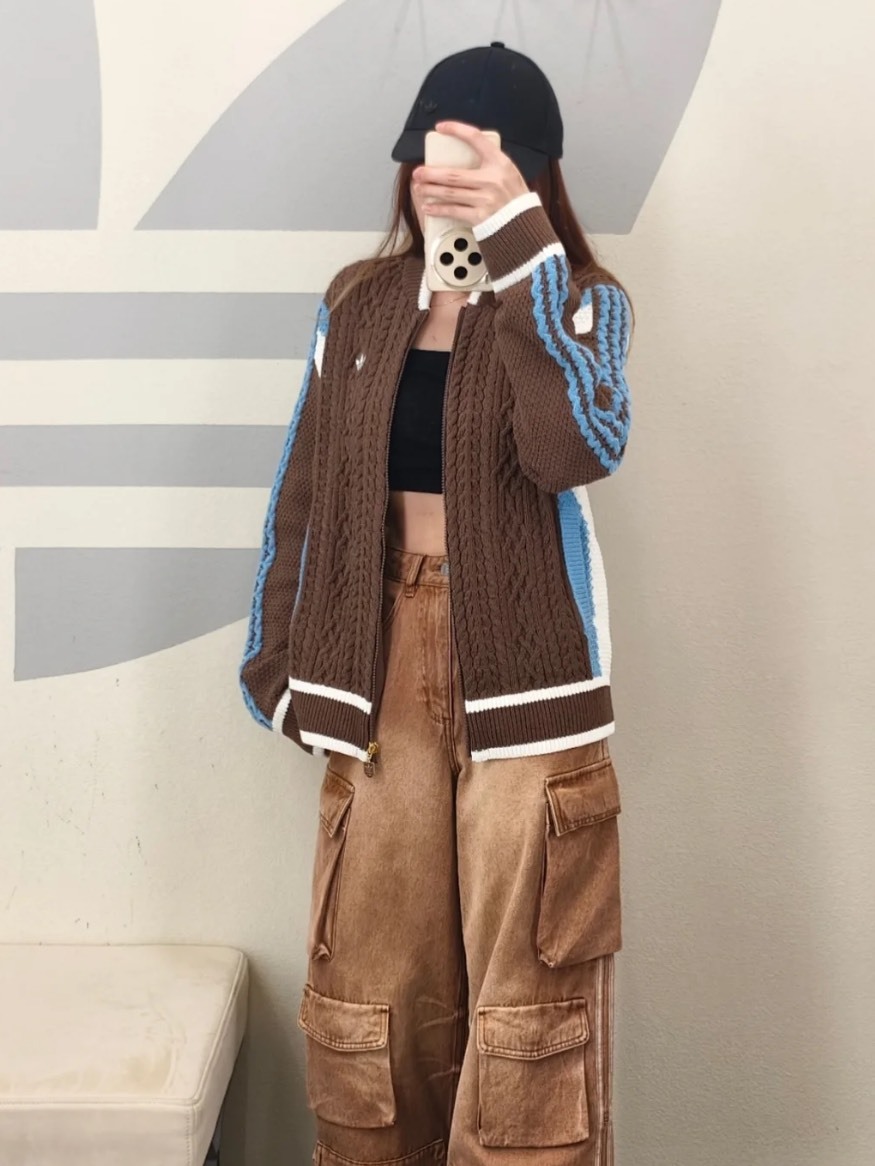 ADIDAS ORIGINALS 三條紋 針織外套