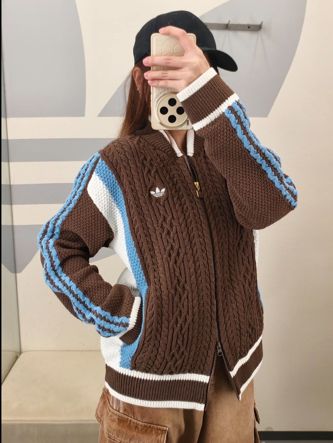 ADIDAS ORIGINALS 三條紋 針織外套