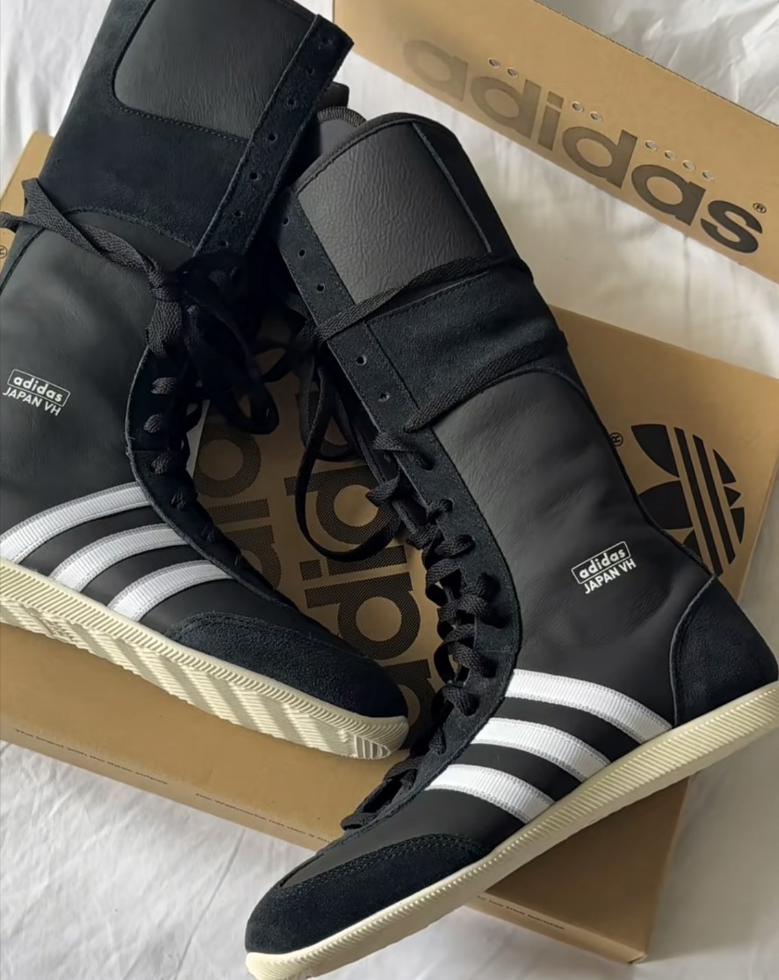 【現貨】ADIDAS ORIGINALS VH W JAPAN 過膝靴 黑色 IH0230