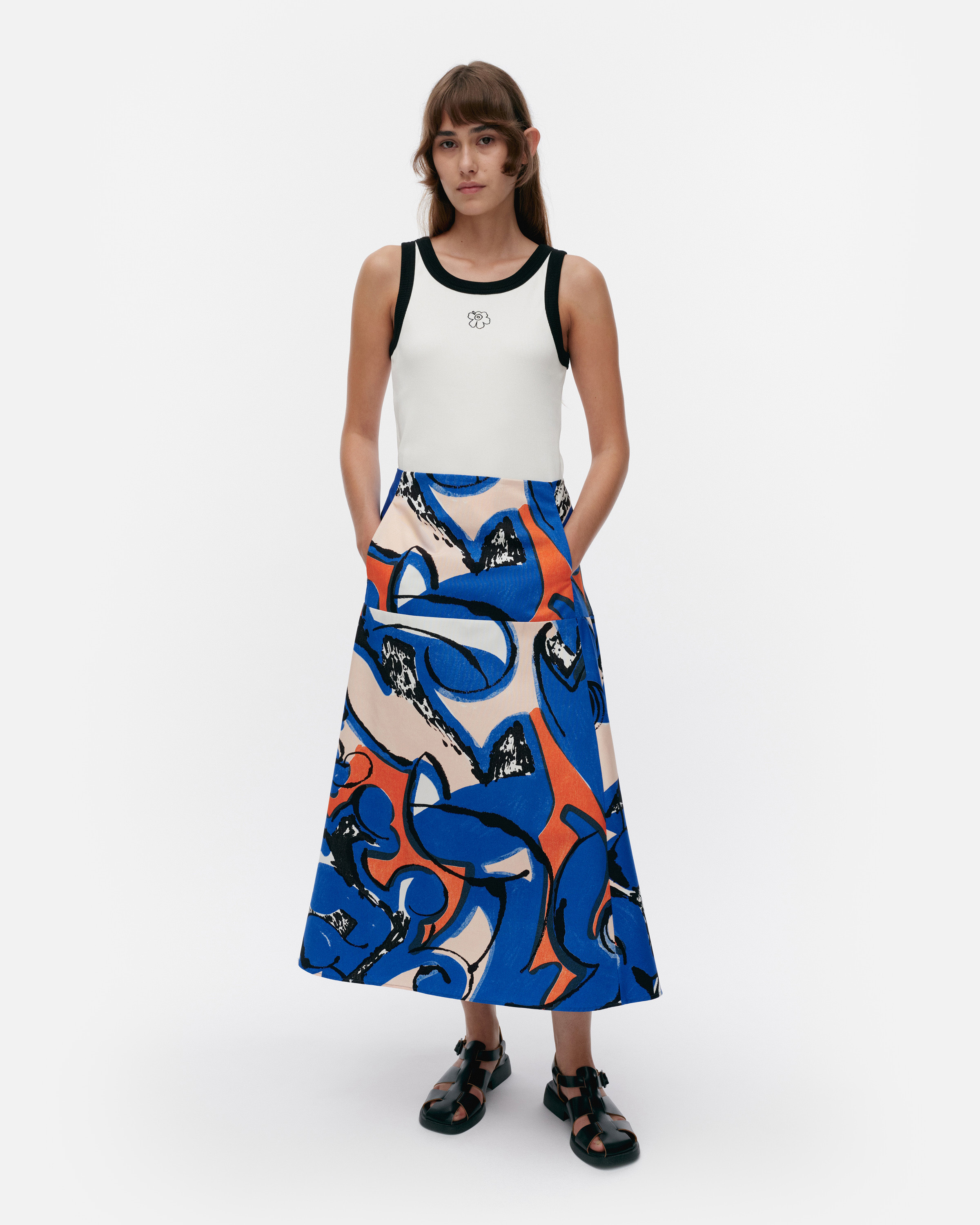 PUUTARHA ELDFAMN 印花長裙
