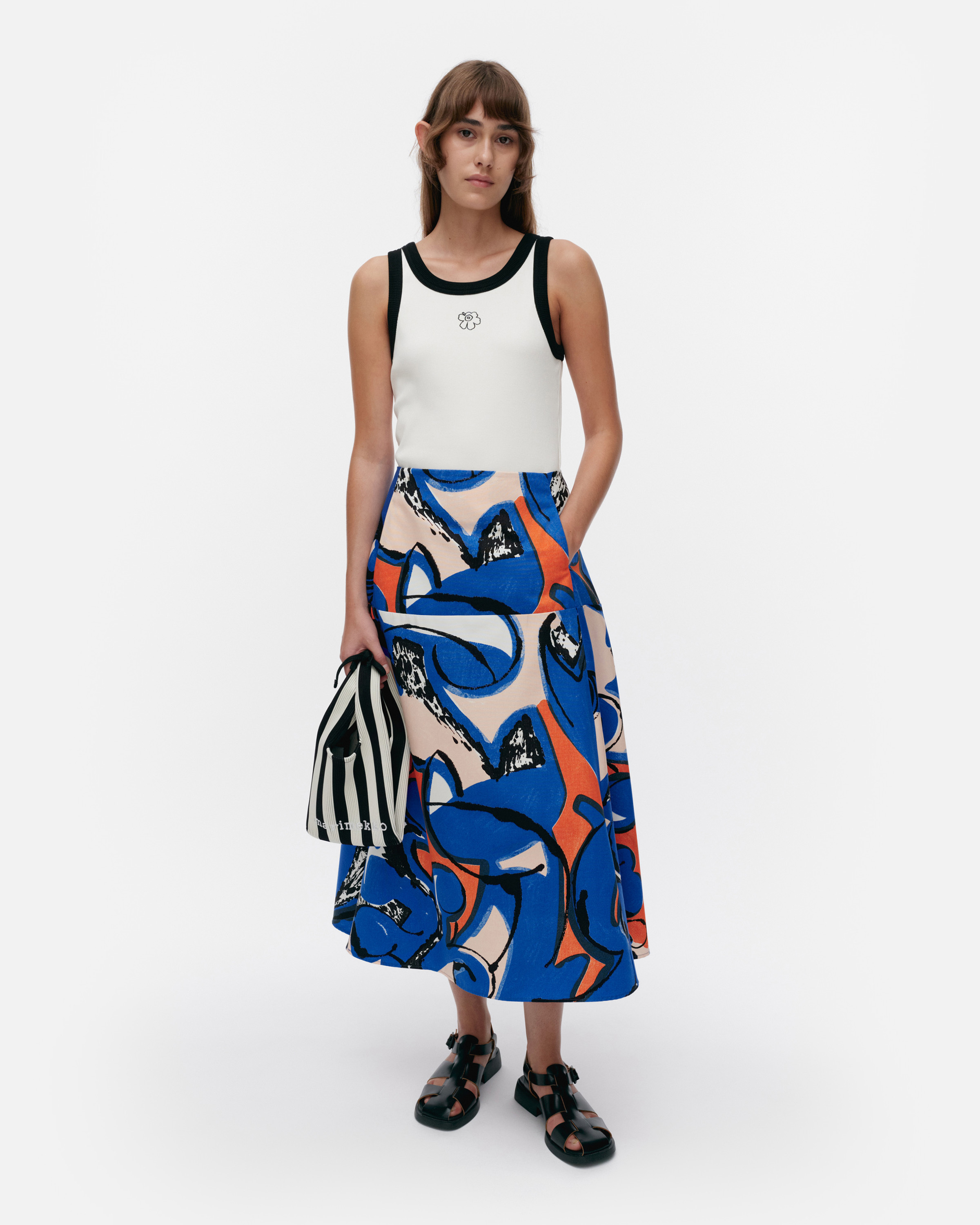 PUUTARHA ELDFAMN 印花長裙