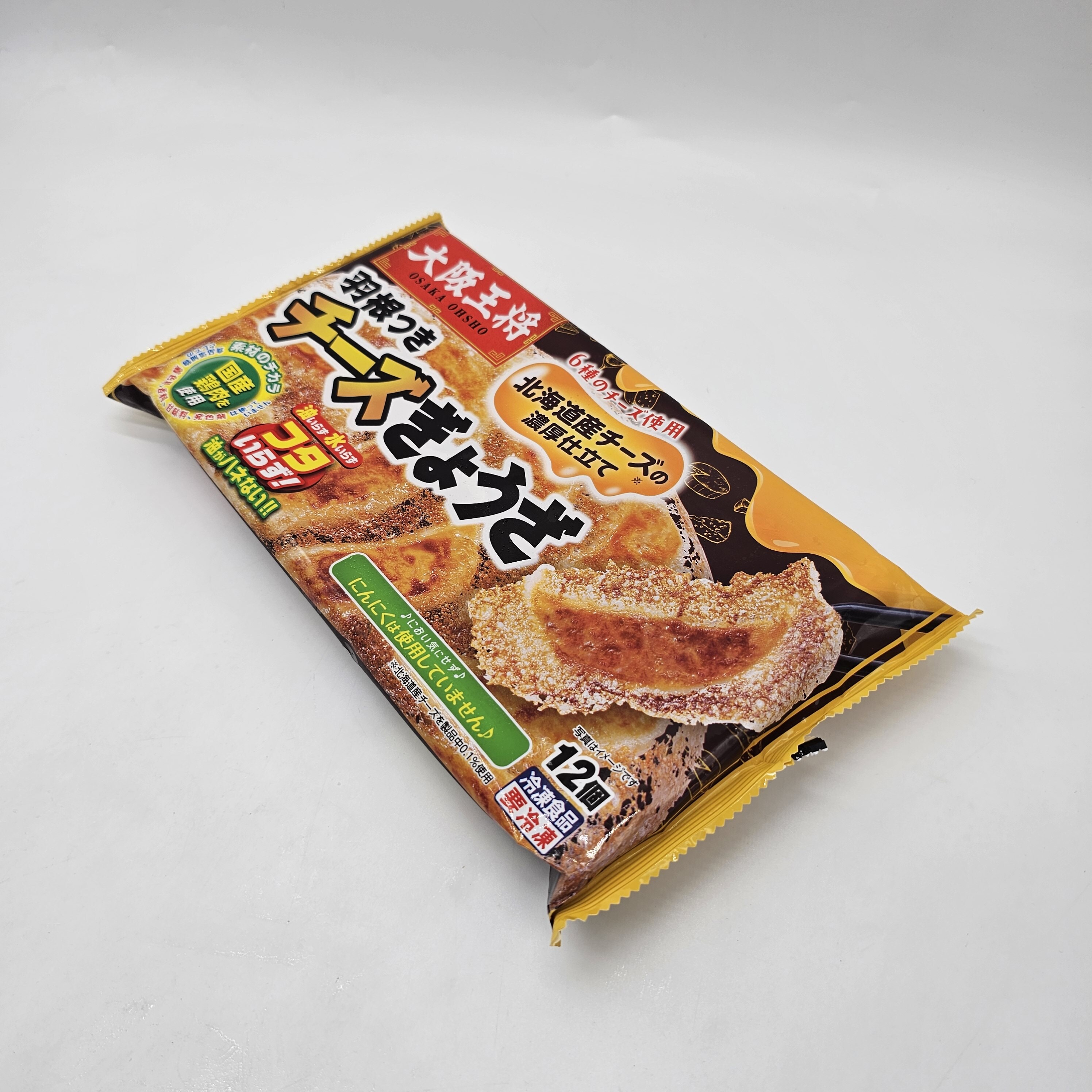大阪王將羽根餃子(芝士) (12入) (278.4g) (急凍-18°C)  (新舊包裝隨機發貨)