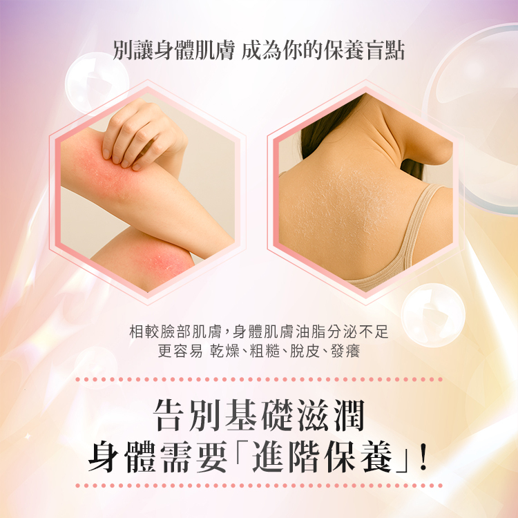 告別基礎滋潤,身體需要進階保養!