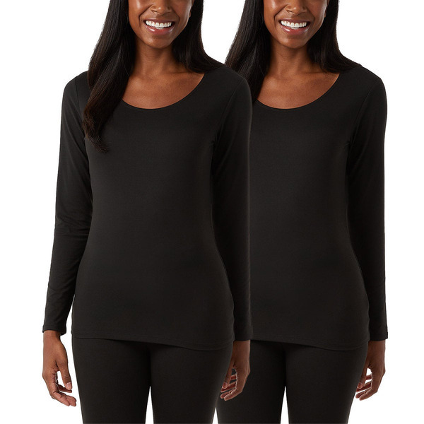 【現貨】LL102108 32 Degrees 女士保暖上衣 (2 條裝 - 黑色)