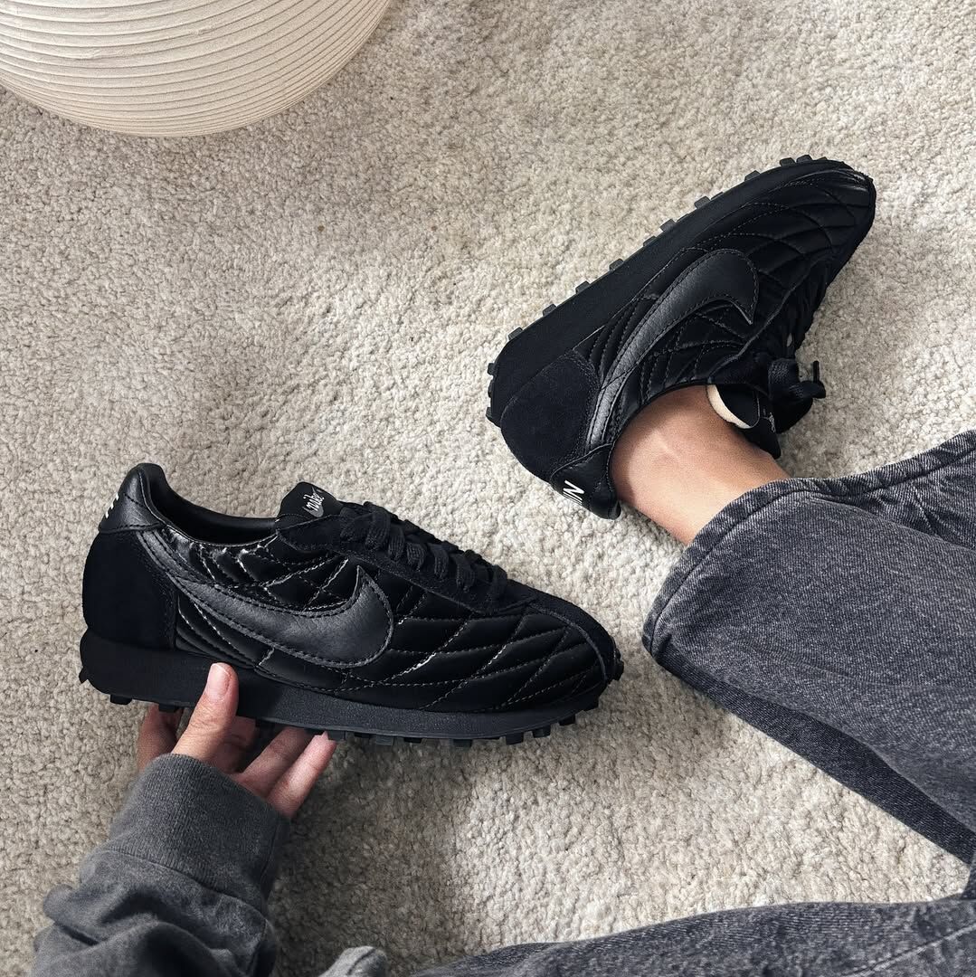Nike LD-1000 日本新款 黑色 天鵝絨 小香風 菱格紋 全黑 復古鞋 IM6022-010