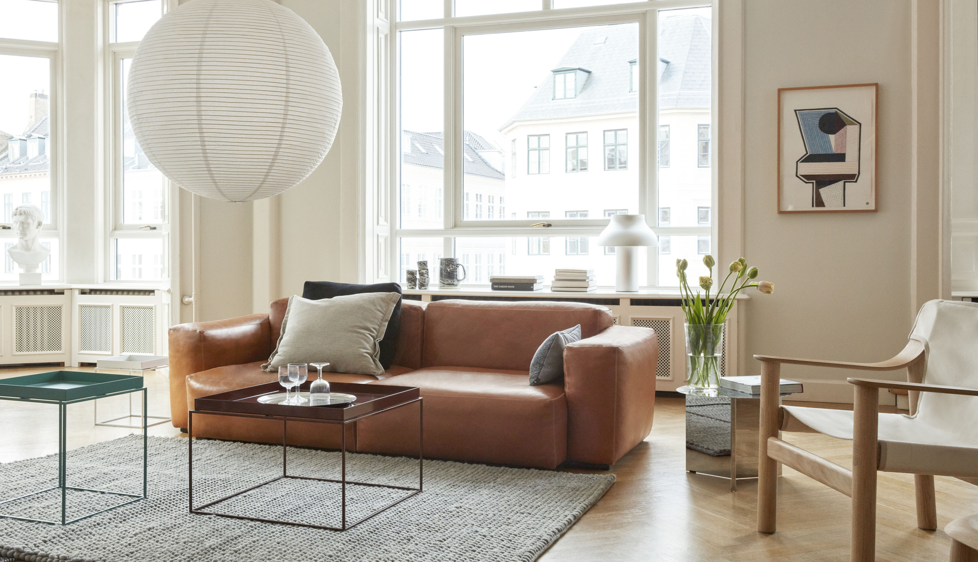 酒紅色 Tray Table 茶几