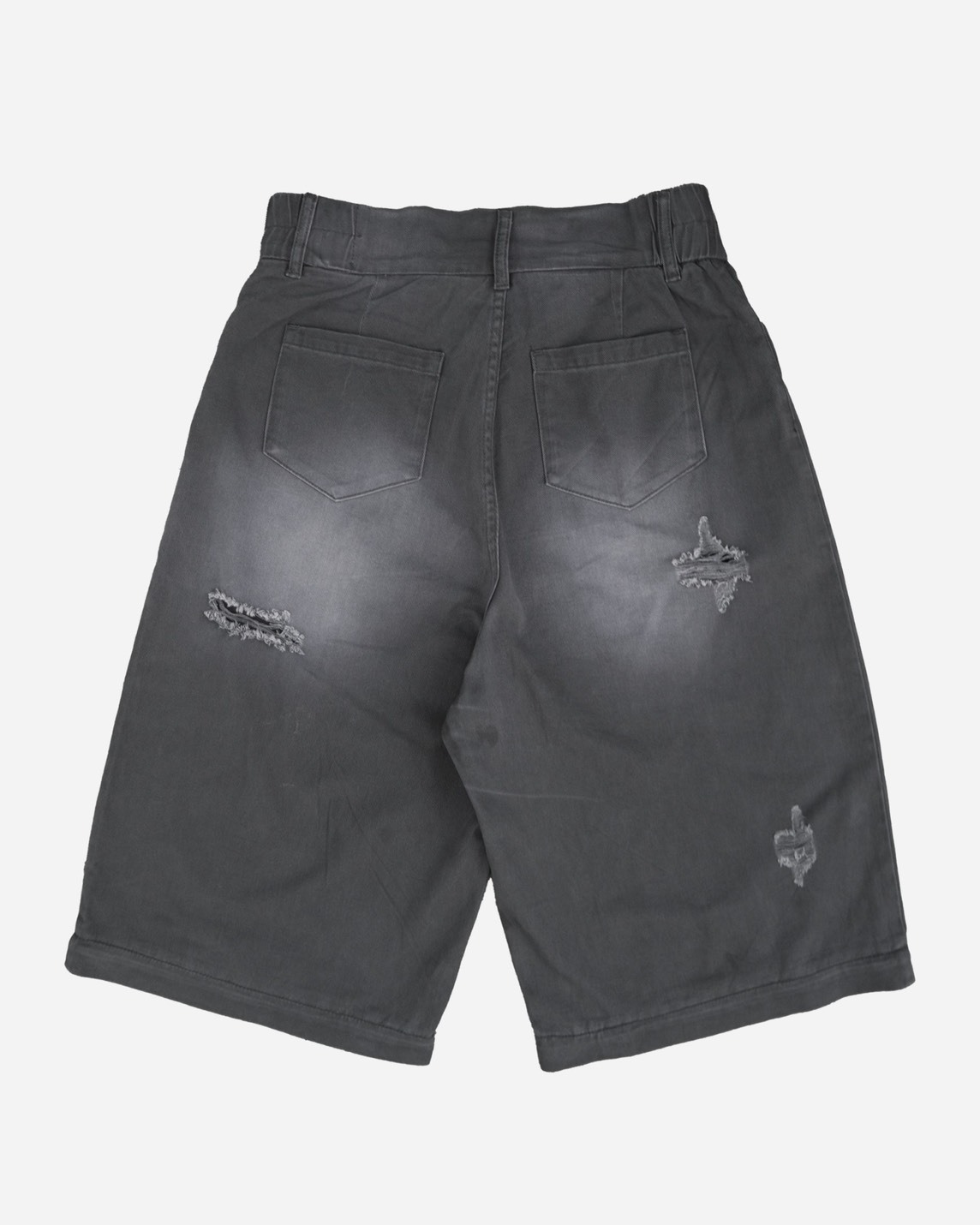 WBI 24SS EPS-02 / WBI  Denim tactical faux two-piece patchwork pants