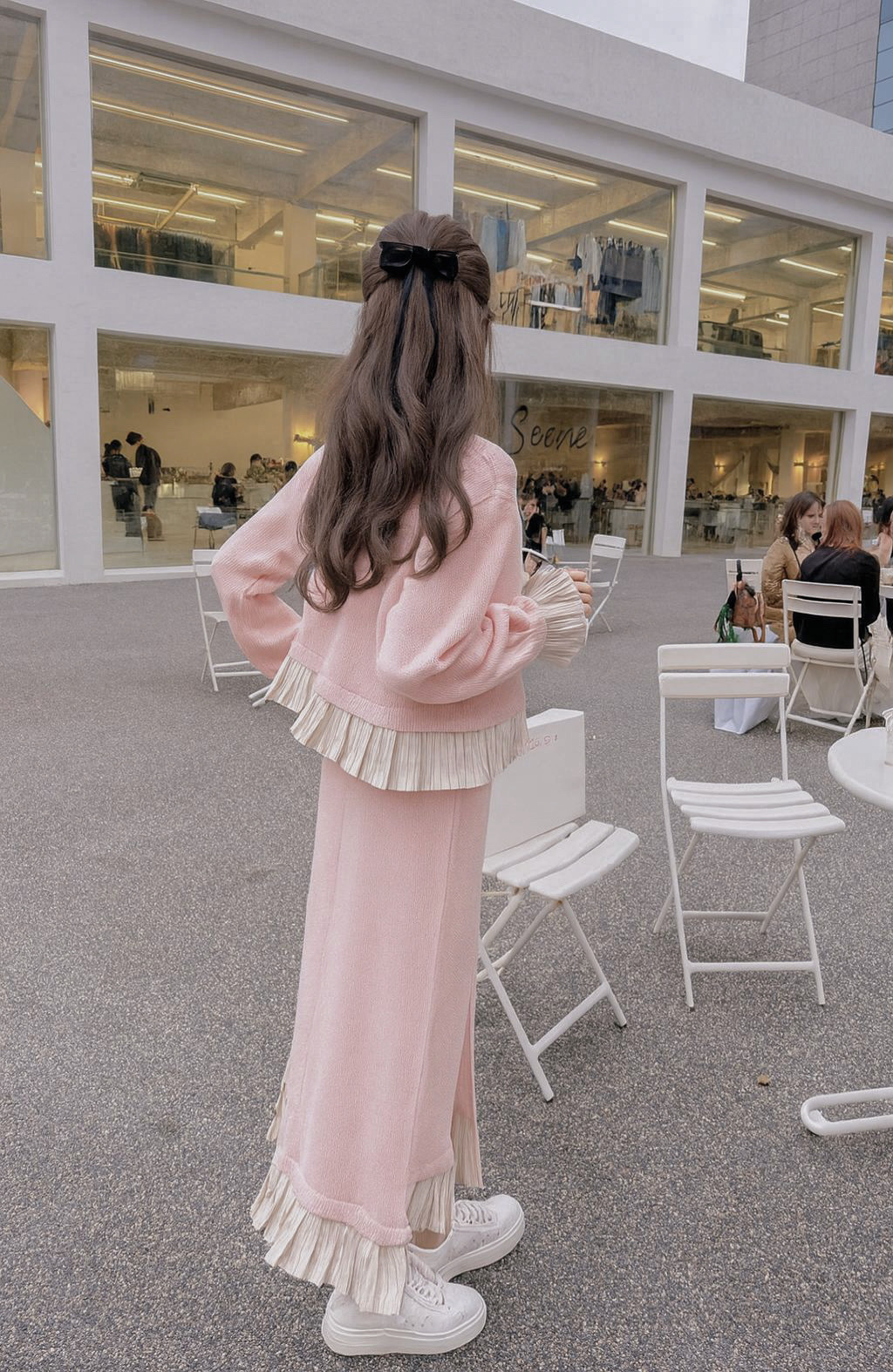 *BJ2 MADE SERIES* THE LUMIERE DOUCE 10% WOOL KNIT SET  KR 1020