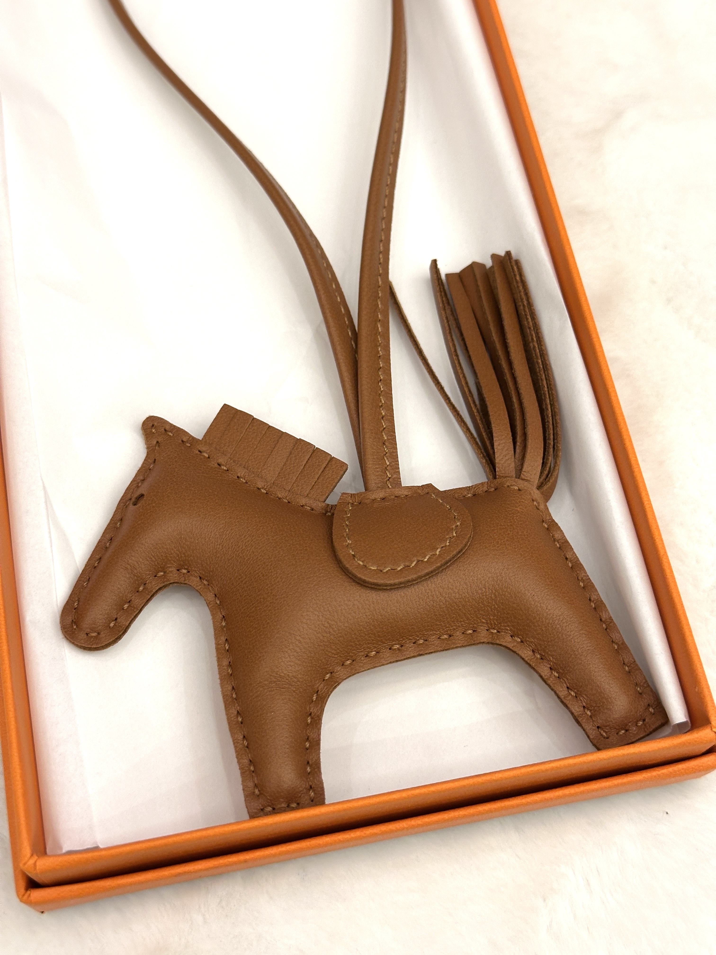 Hermès Rodeo Gold Bag charm