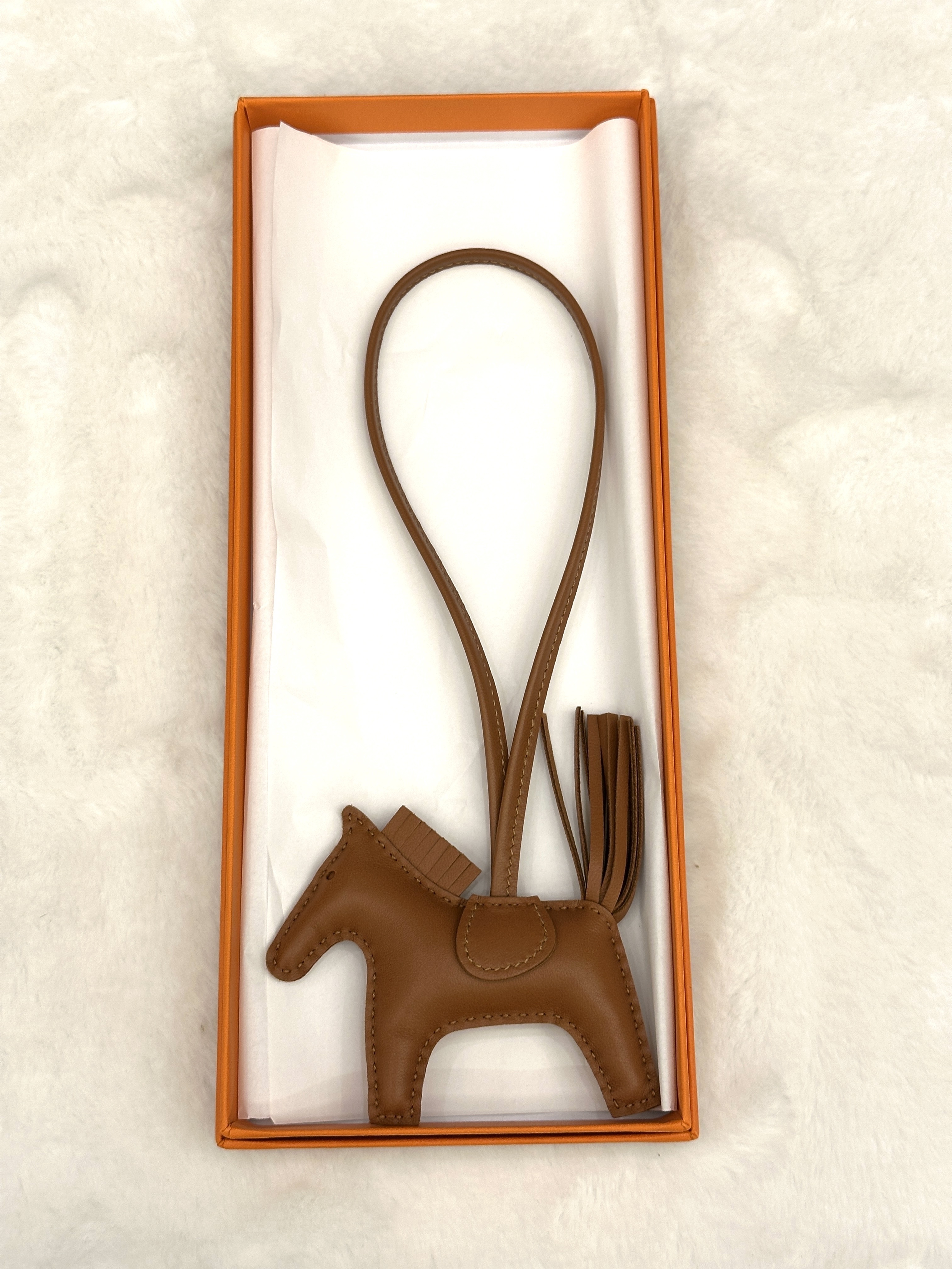 Hermès Rodeo Gold Bag charm