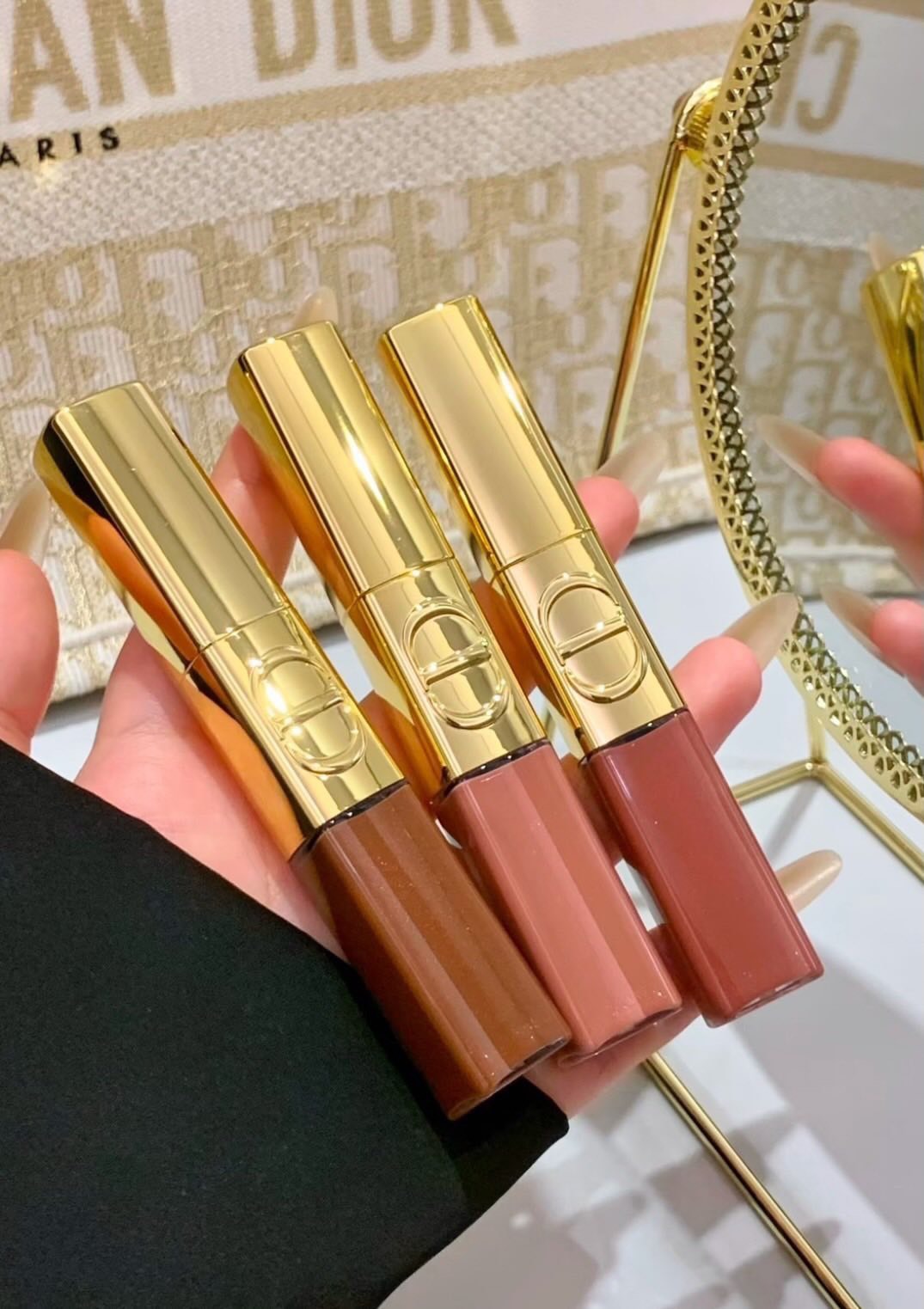 <少量現貨>DIOR 2025 聖誕限定 雙頭唇釉