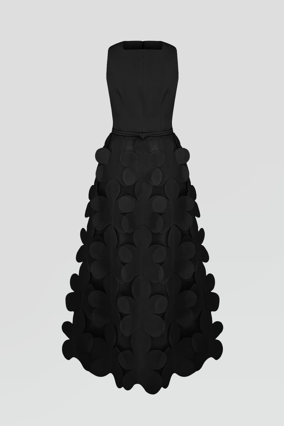 PEGGY HARTANTO｜MAXILLAE 無袖立體花瓣裙擺洋裝