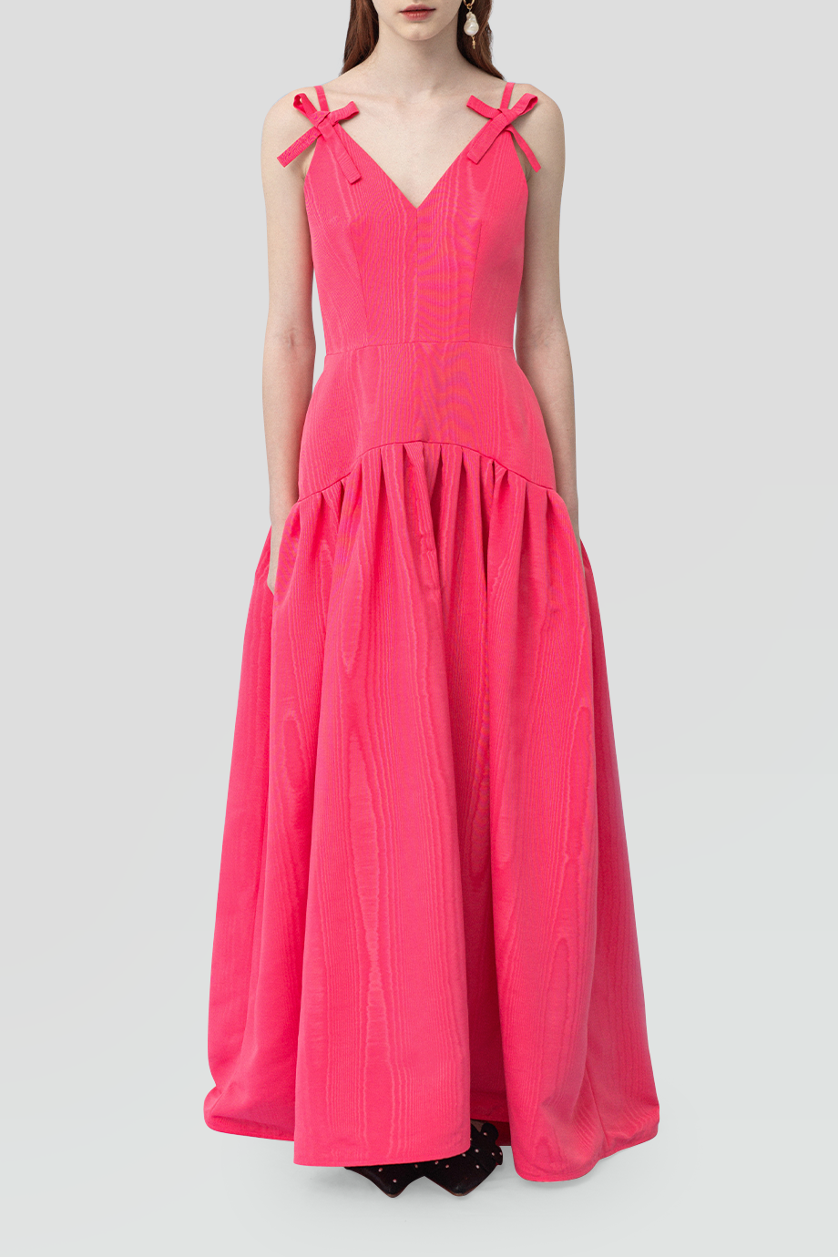 PEGGY HARTANTO｜OCELLI 細肩綁結下擺拼接洋裝