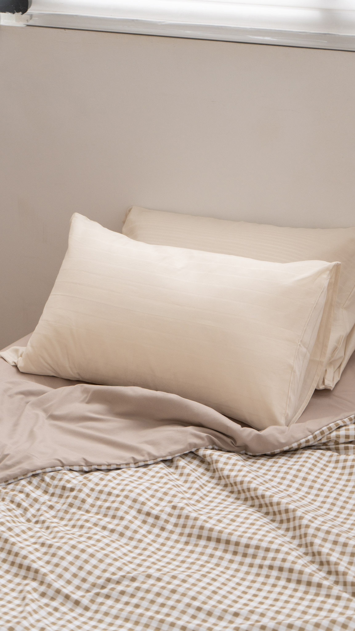 Cotton 60支純棉慵懶枕頭套