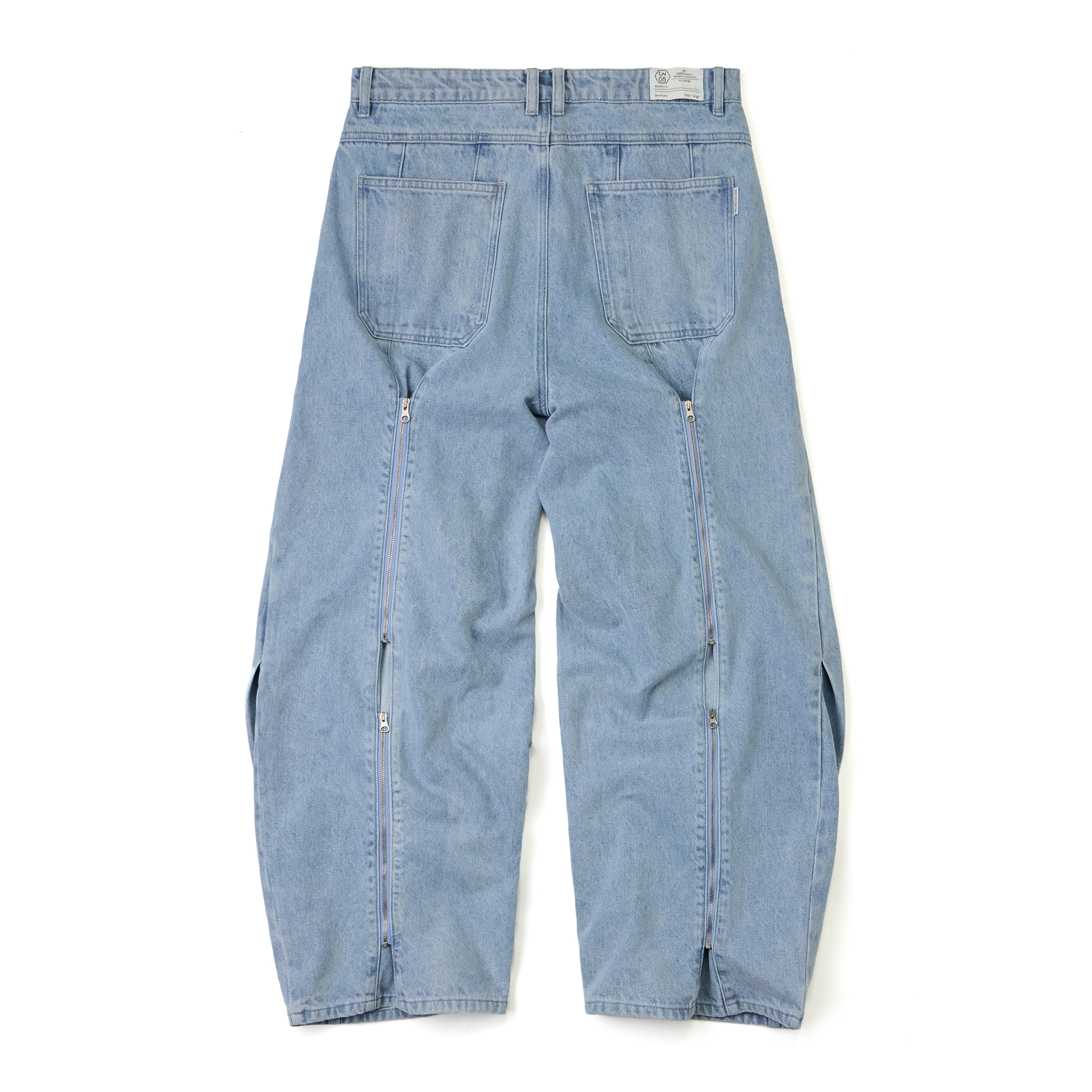 Wall of Sound - 2:41/“VAMPYR” Bondage Wide Denim - Faded Blue