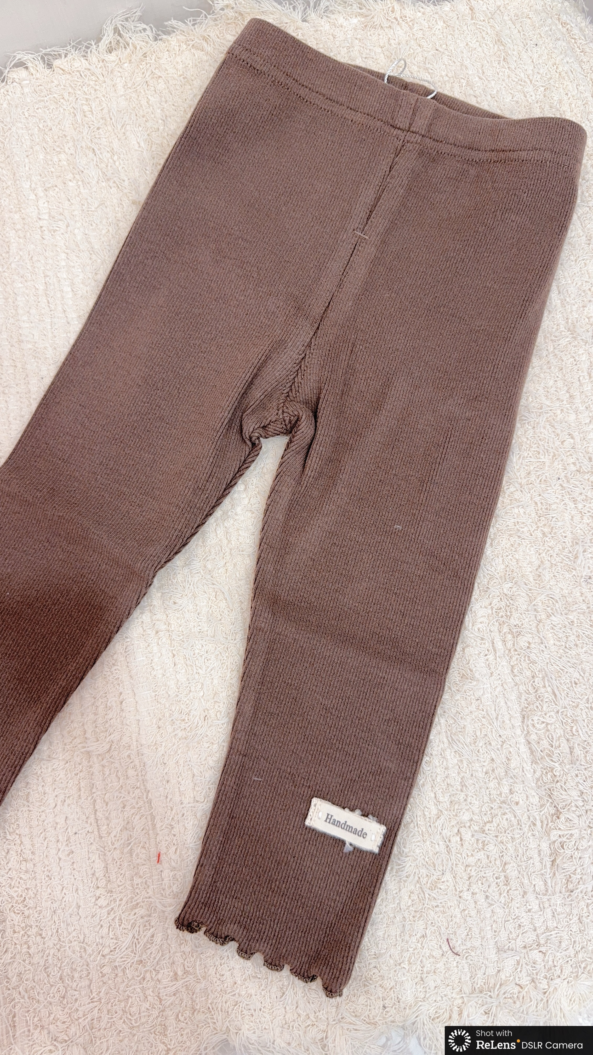 H3962貼標木耳邊打底褲c106