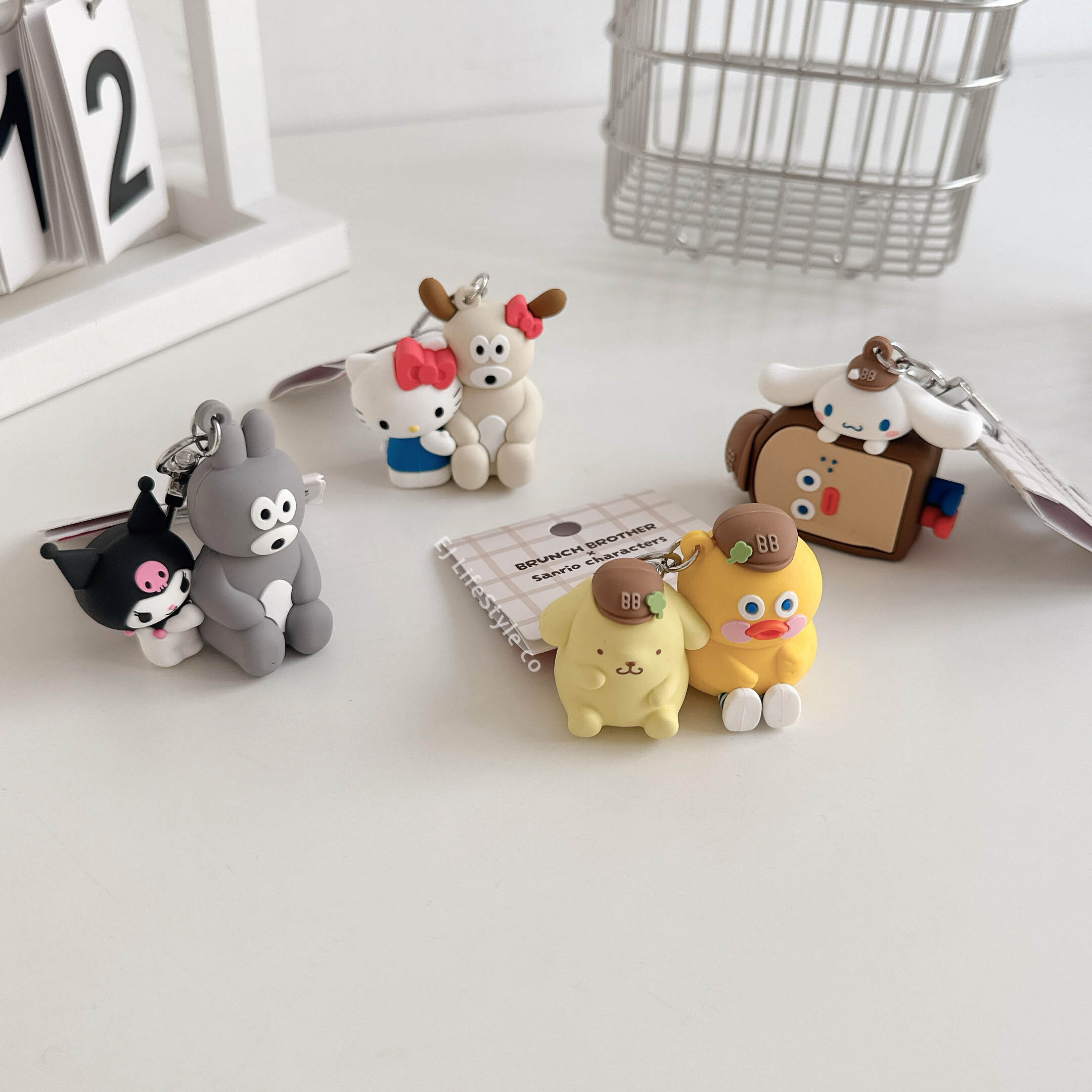 🇯🇵 SANRIO 三麗鷗家族 x Brunch Brother 聯名系列 HELLO KITTY 早午餐兄弟 吊飾 鑰匙圈 / 現貨
