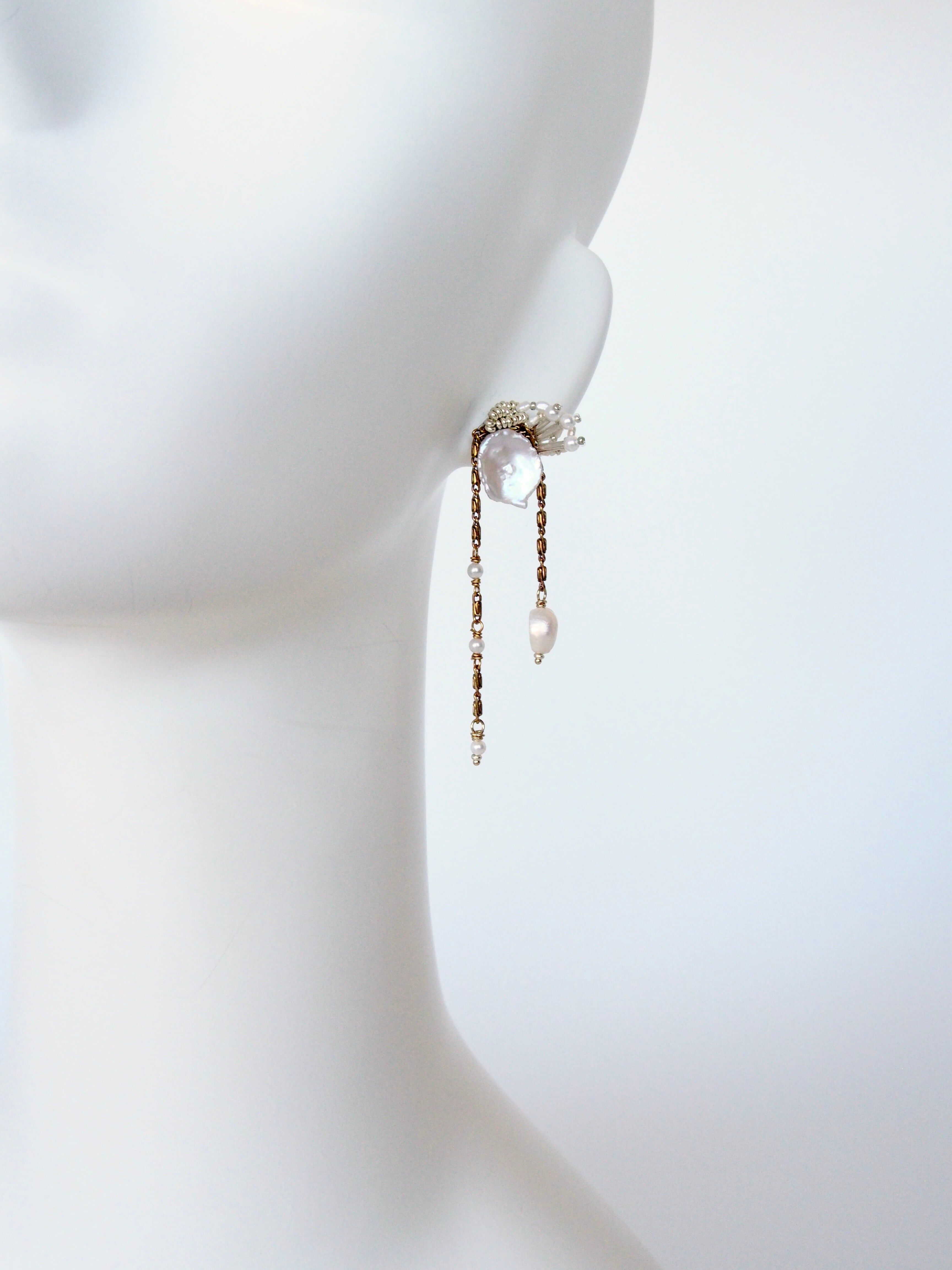 Dance with me 夾式耳環