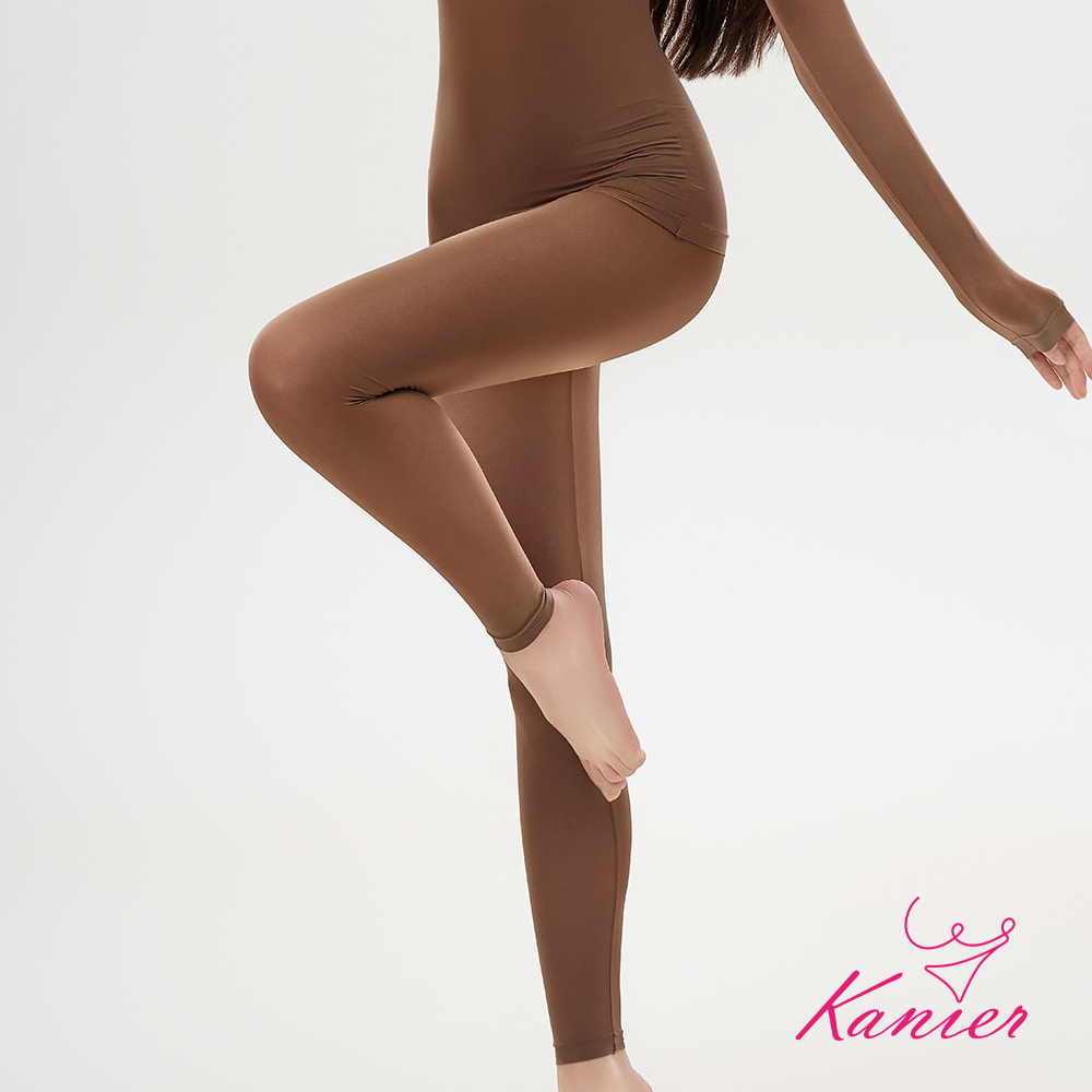 【Kanier卡妮兒】超膜！輕巧鎖溫美膚褲【9302咖啡 L / XL】
