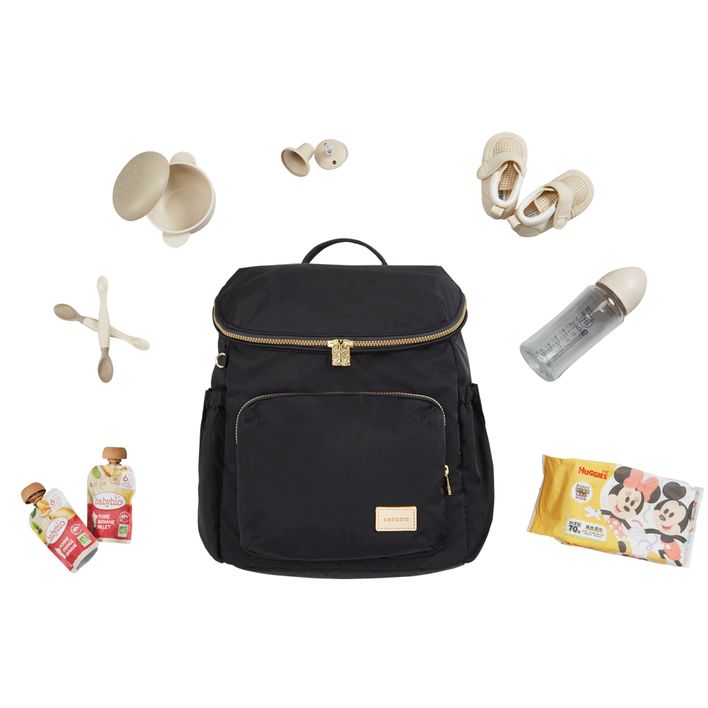 Soldier 大容量後背包-亮黑色