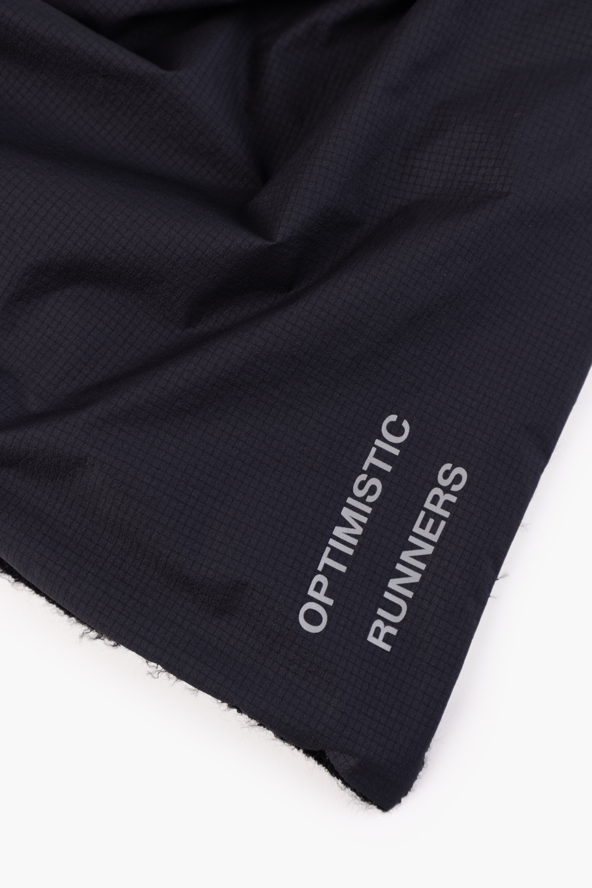 Optimistic Runners｜Warm Scarf "Waxed Black"