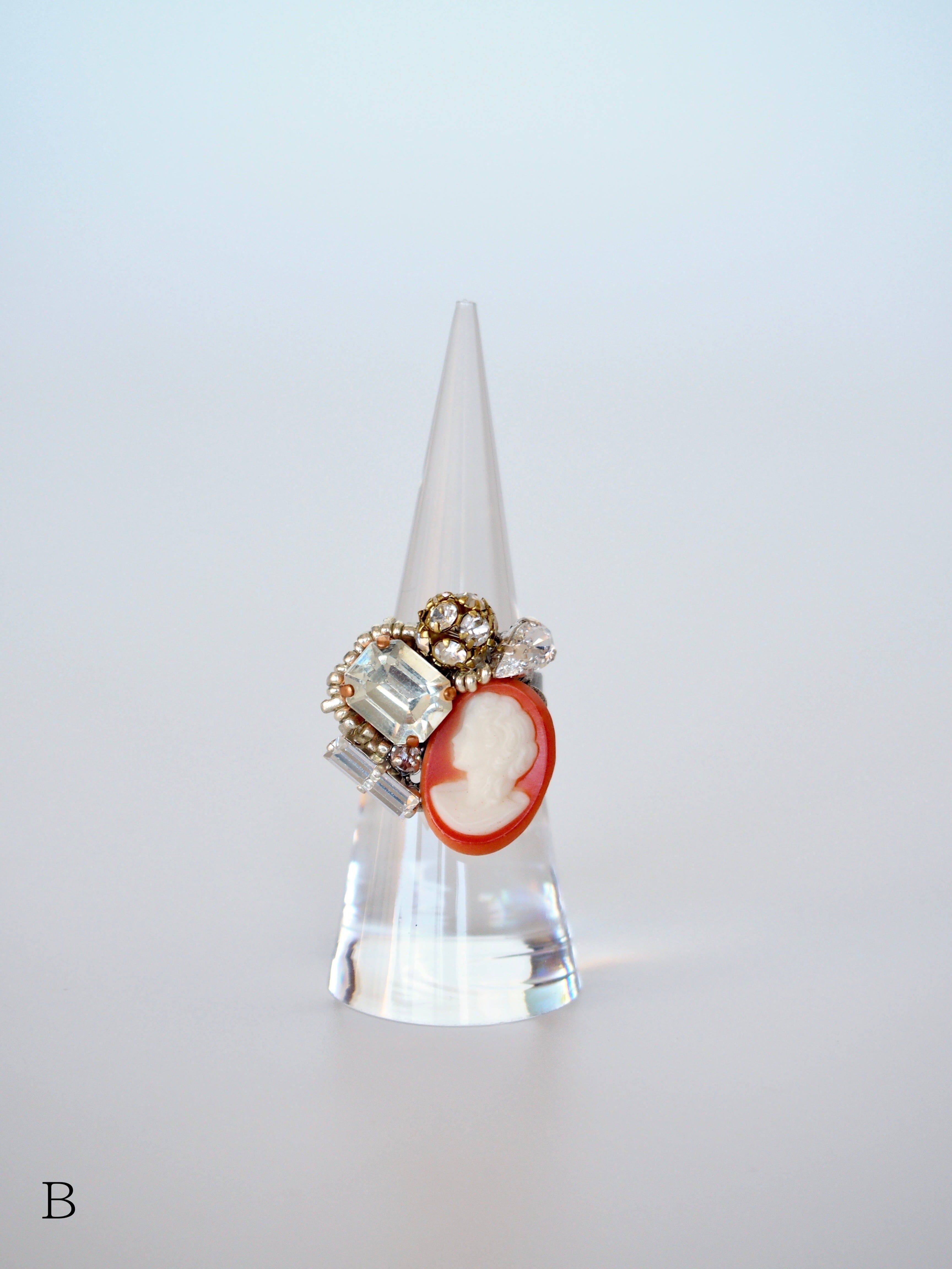 Lily collage chunky 戒指