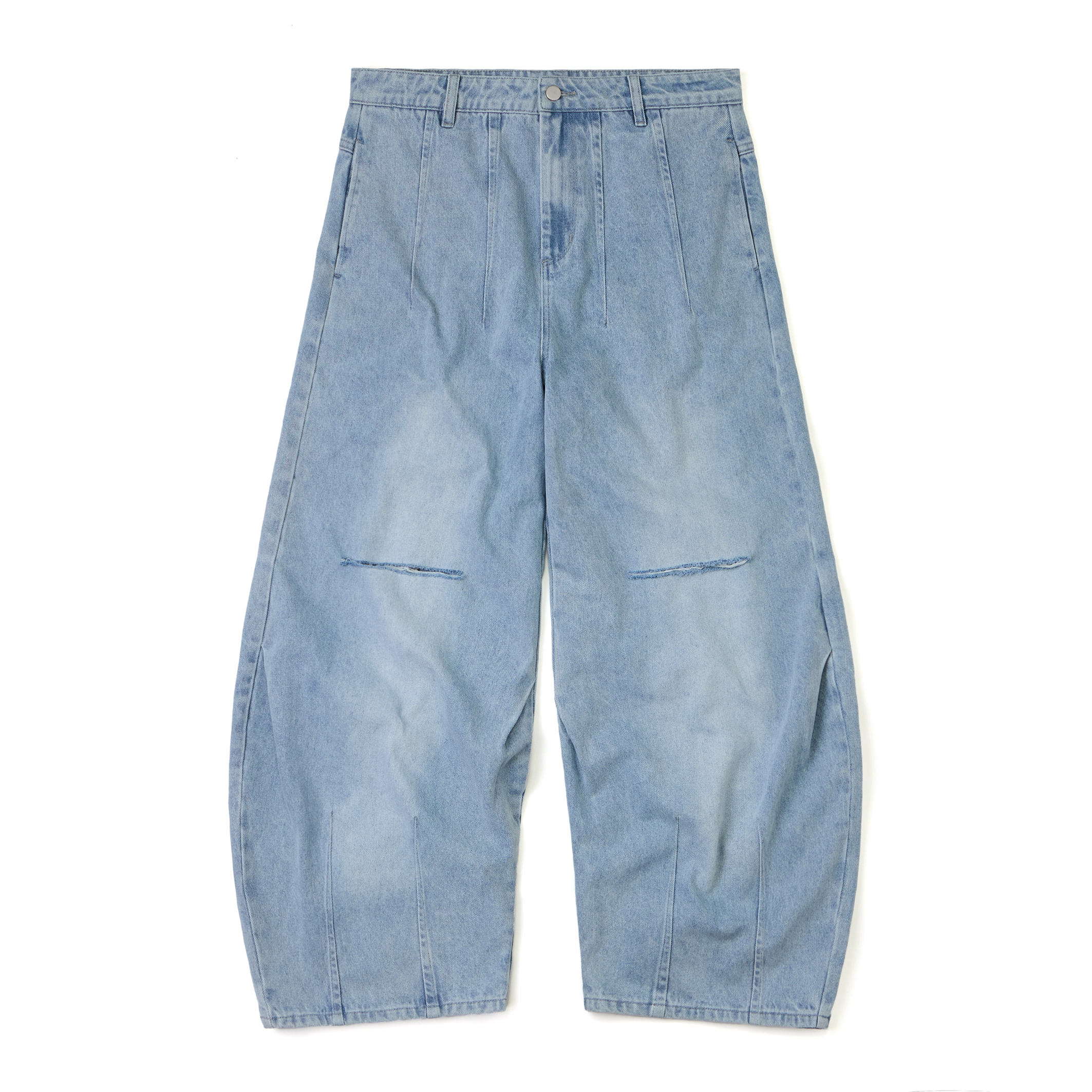 Wall of Sound - 2:41/“VAMPYR” Bondage Wide Denim - Faded Blue