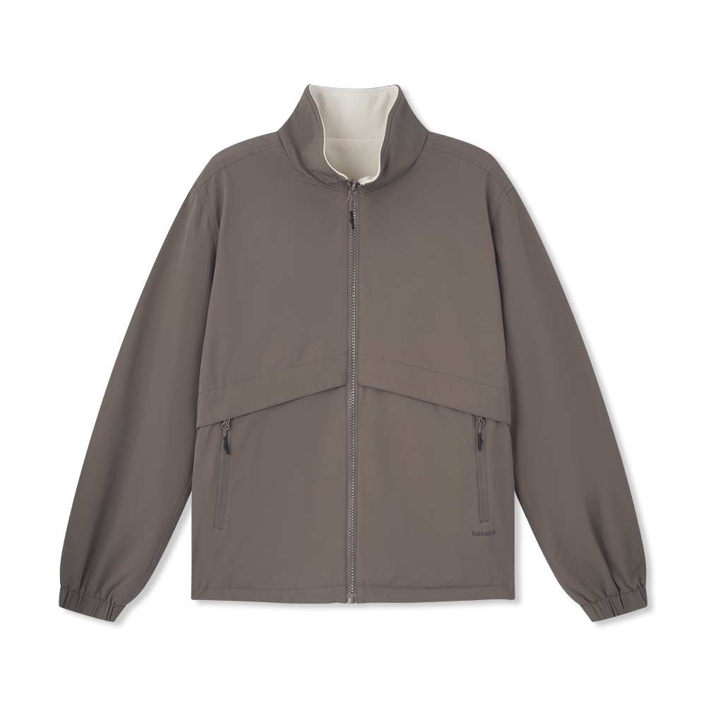 男裝雙面抓絨外套