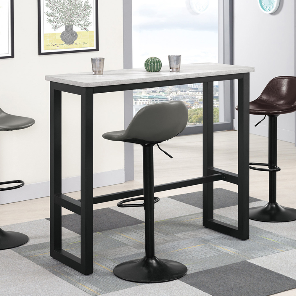 馬尼斯4尺工業風吧台桌/吧檯桌/高腳桌/休閒桌/洽談桌-高款(三色可選)