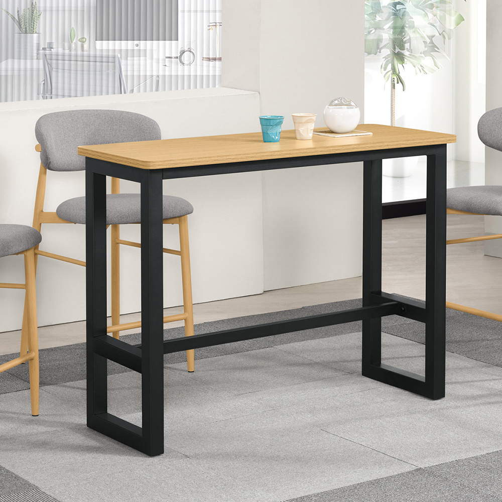 馬尼斯4尺工業風吧台桌/吧檯桌/高腳桌/休閒桌/洽談桌-低款(三色可選)