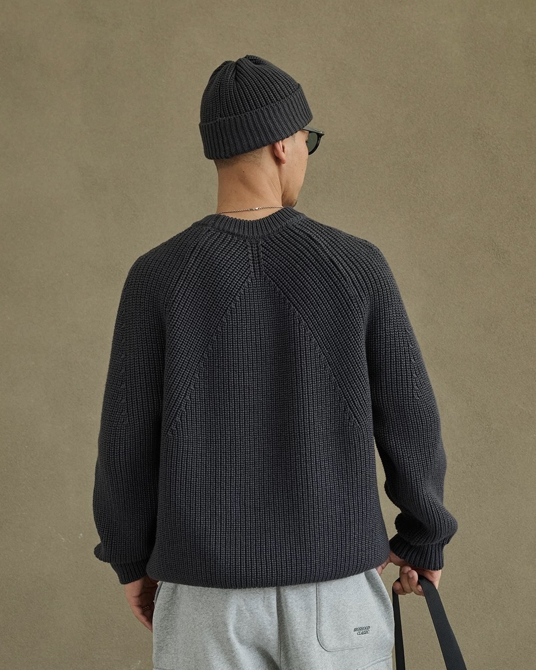 #預購 BROSHOOD 25AW 日系復古 粗針織 圓領羅紋 針織毛衣 三色