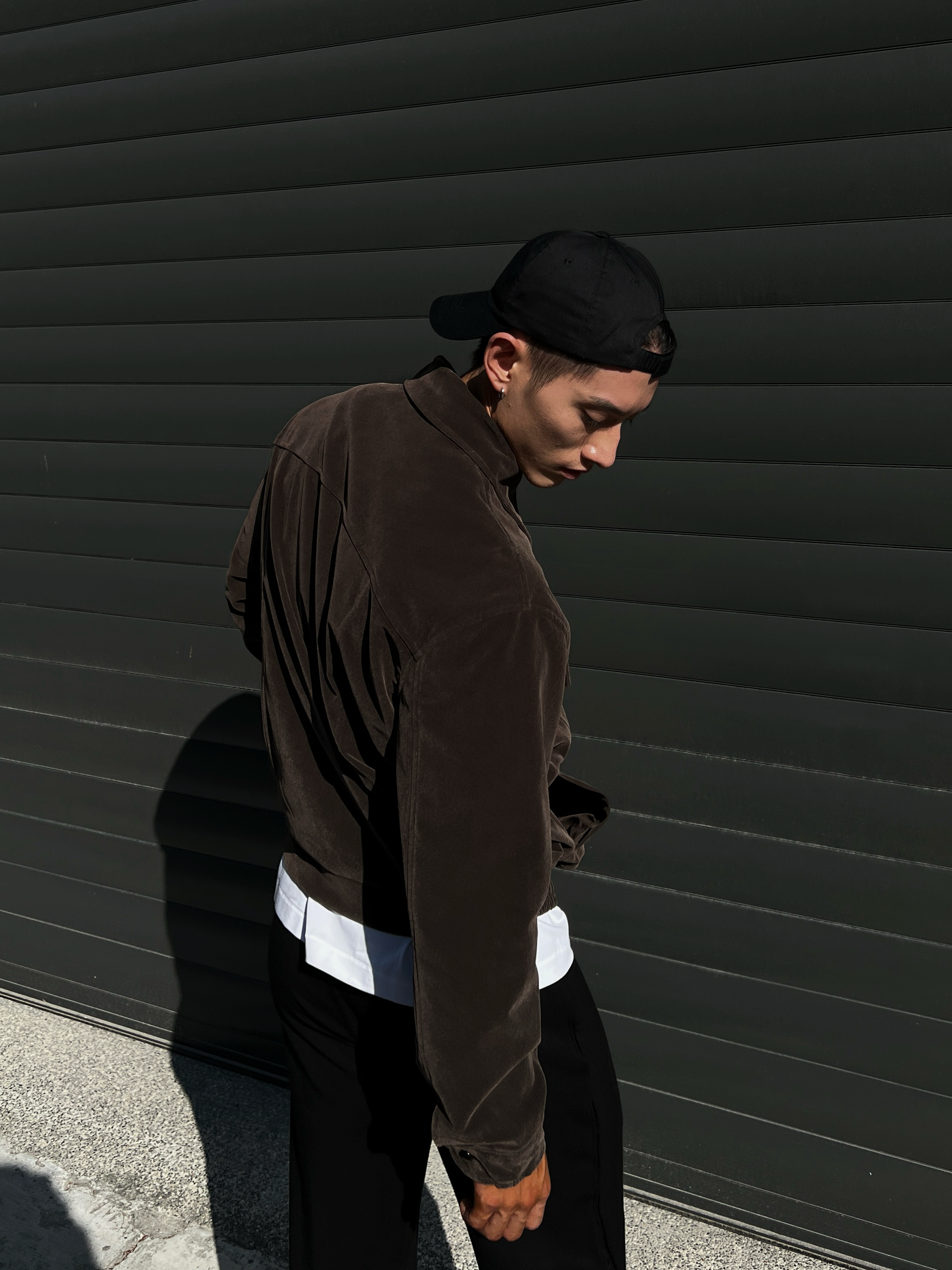 [1atm] 光感-絨面雙口外套