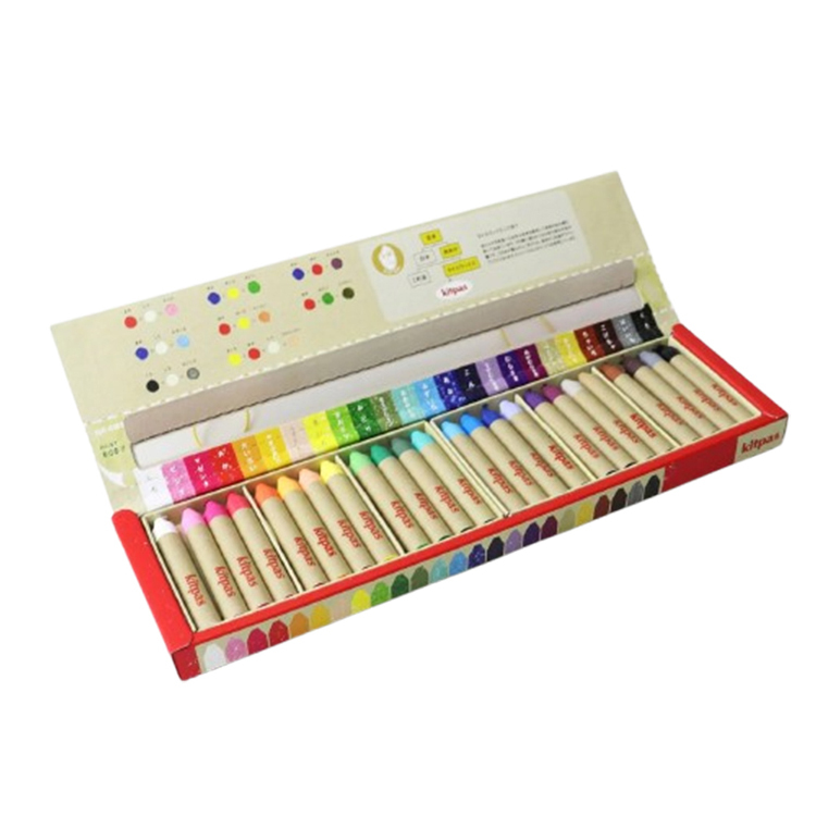 日本Kitpas 米糠蠟筆24色