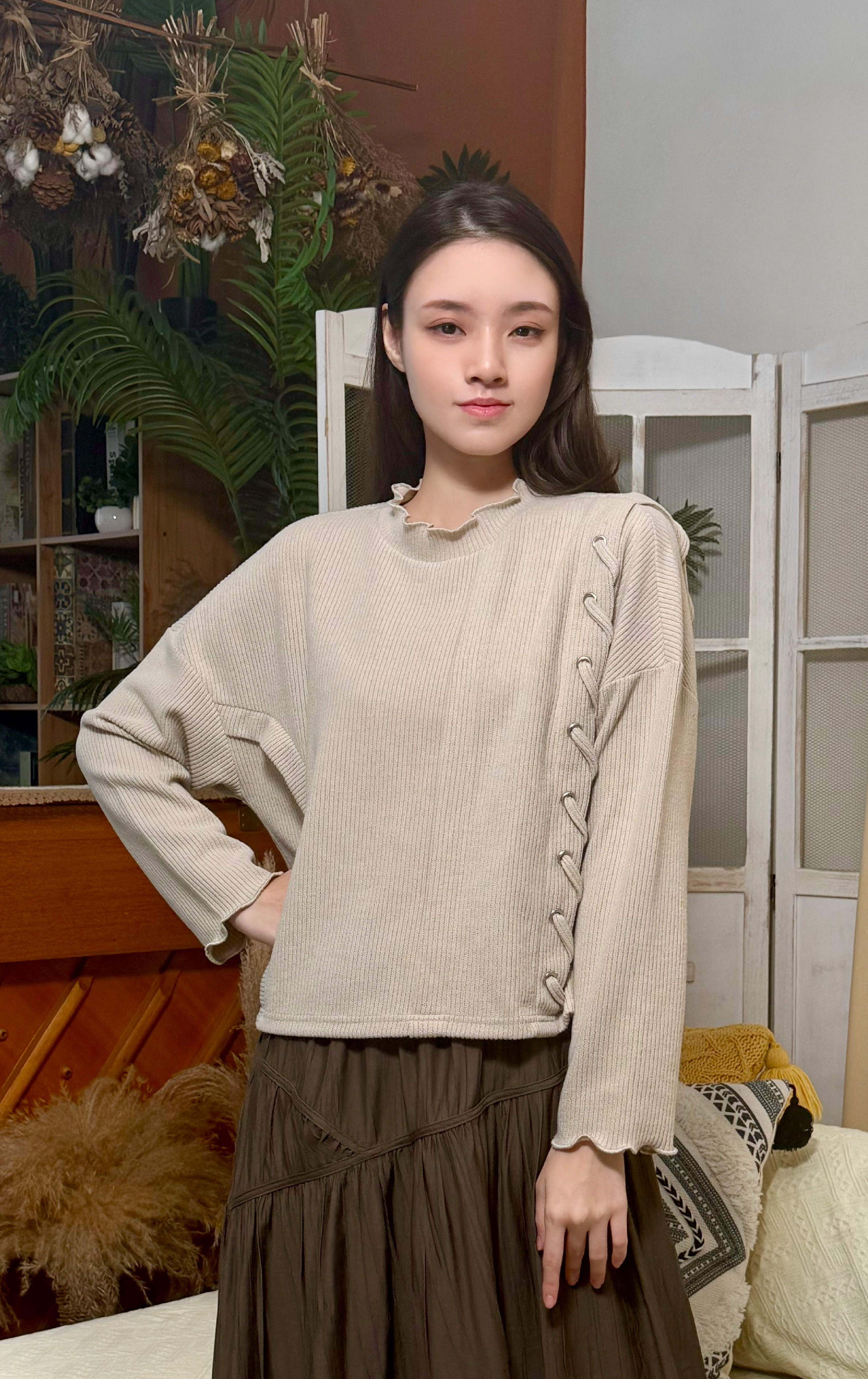 Thick Rope Dungaree Top LT0320