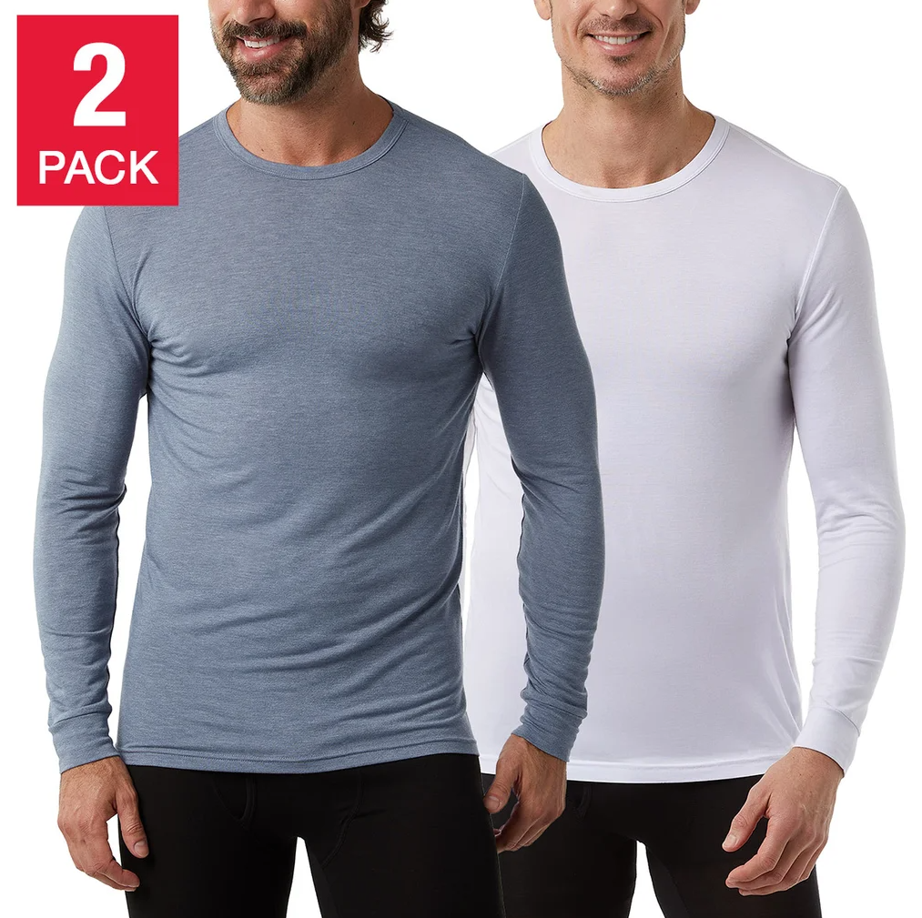 【直播】LL102118 32 Degrees 男裝圓領保暖上衣(2件裝)