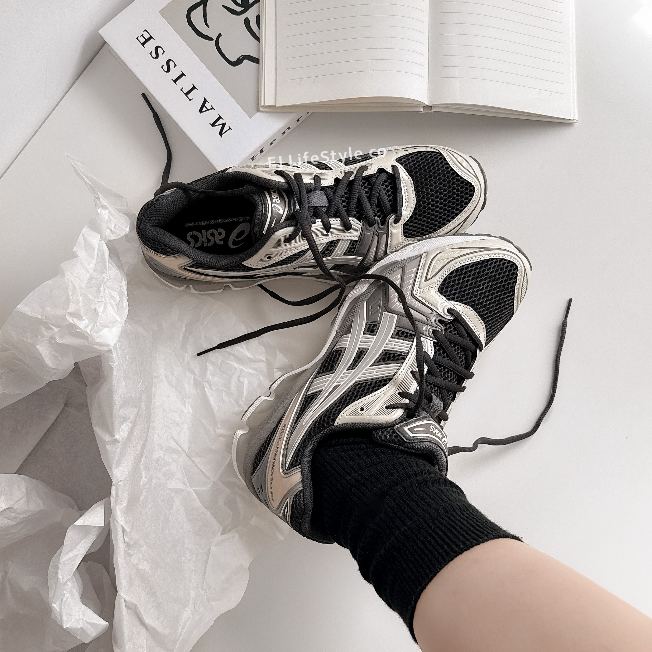 ASICS GEL-KAYANO 14 鐳射黑灰 銀灰 米 男女鞋 1203A537-024 / 現+調