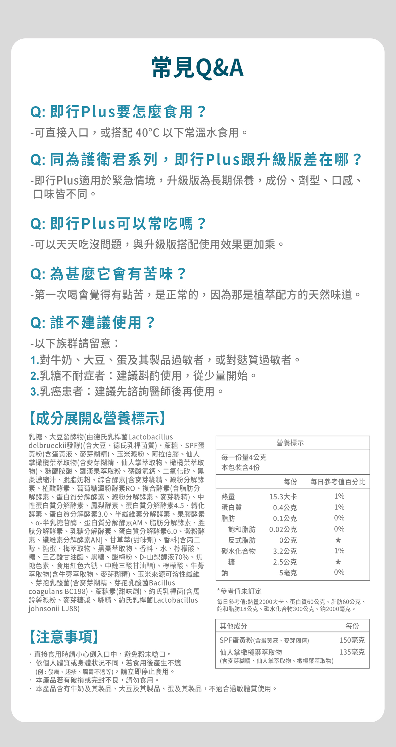 護衛君 即行plus 常見問題