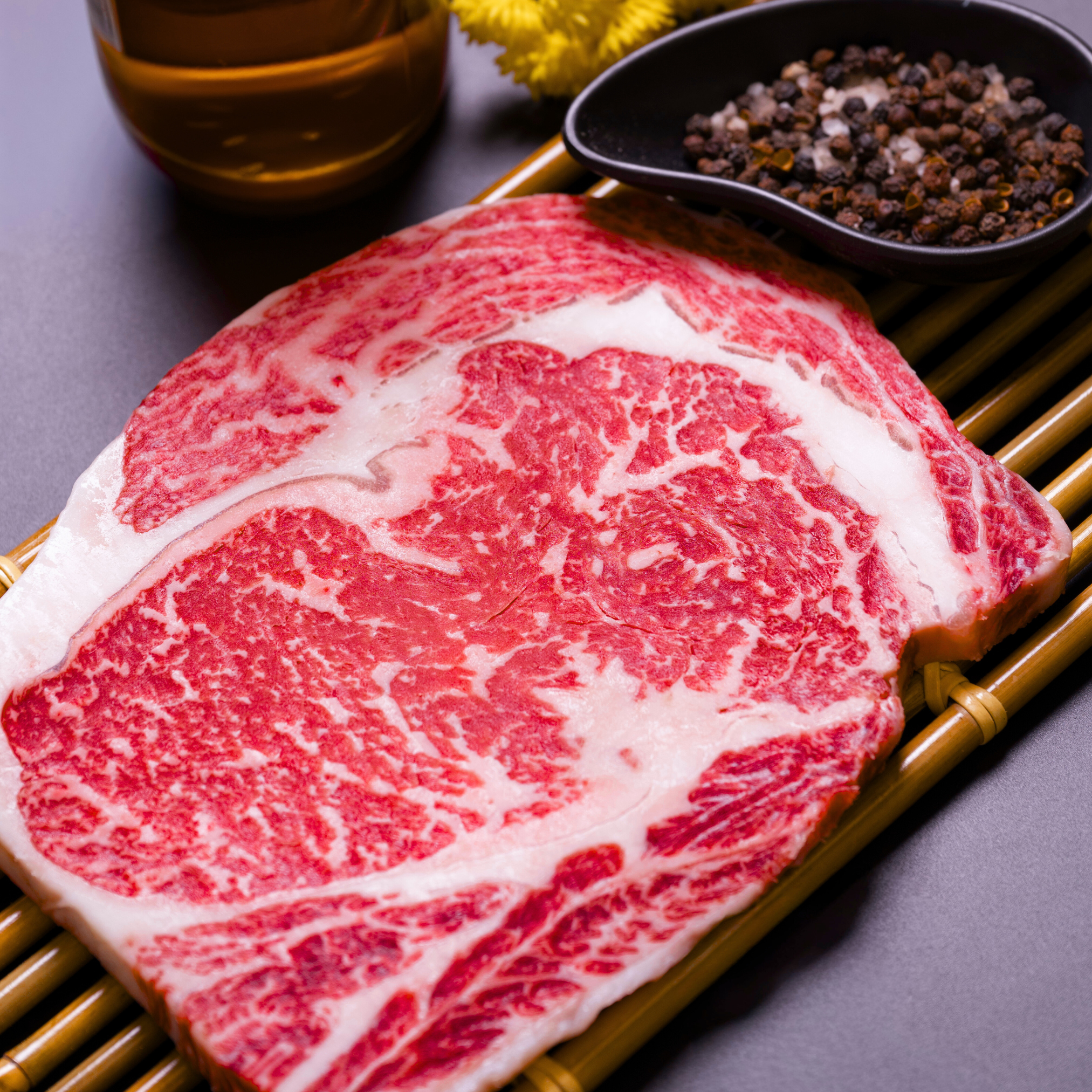 Japan A4 Kamimura Wagyu (Whisky Fed) Ribeyes Steak 200g  (2pcs)